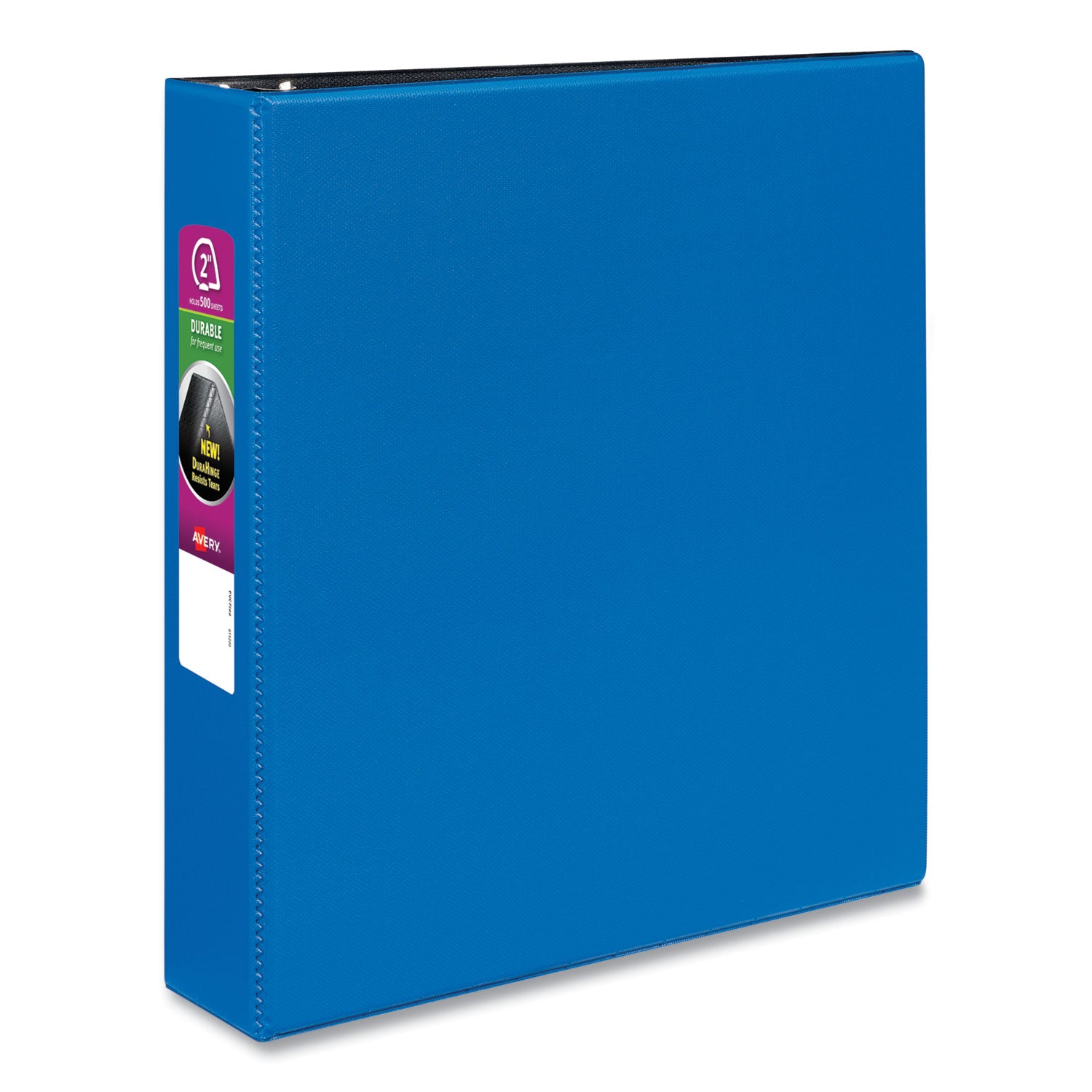 Durable Non-View Binder with DuraHinge and Slant Rings, 3 Rings, 2" Capacity, 11 x 8.5, Blue -