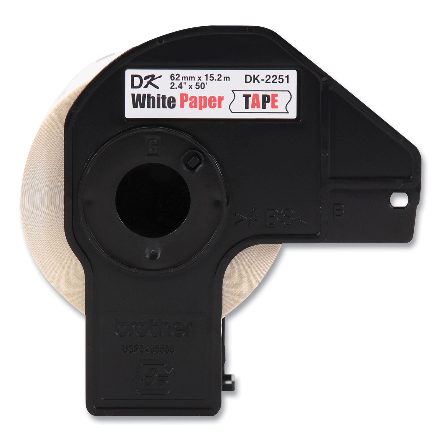 continuous-paper-label-tape-244-x-50-ft-white-24-rolls-pack_brtdk225124pk - 2