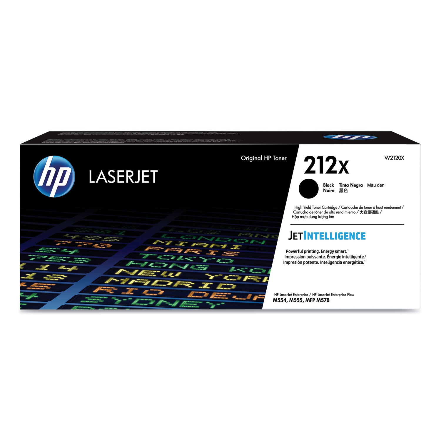 HP 212X, (W2120X) High-Yield Black Original LaserJet Toner Cartridge - 1