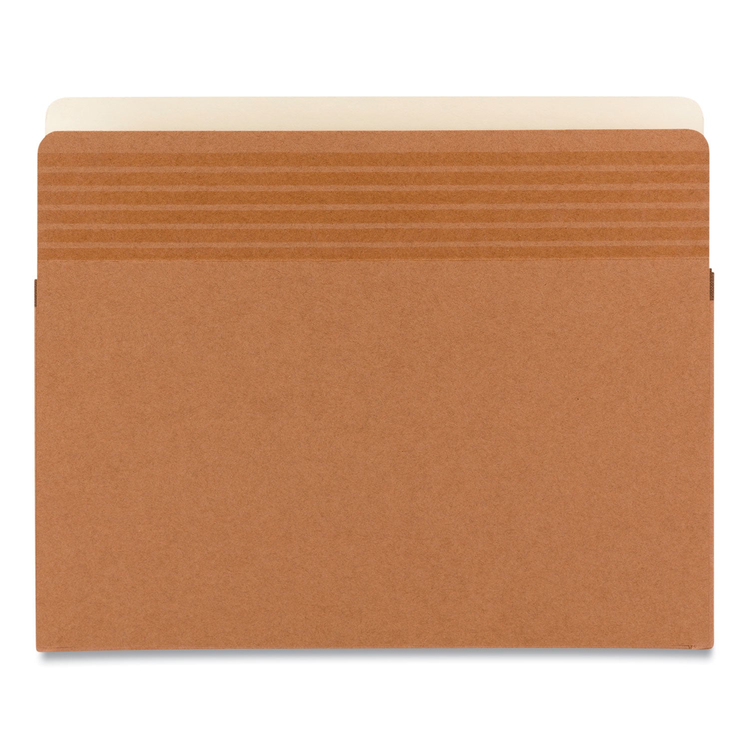 Easy Grip Pockets, 3.5" Expansion, Letter Size, Redrope, 25/Box -