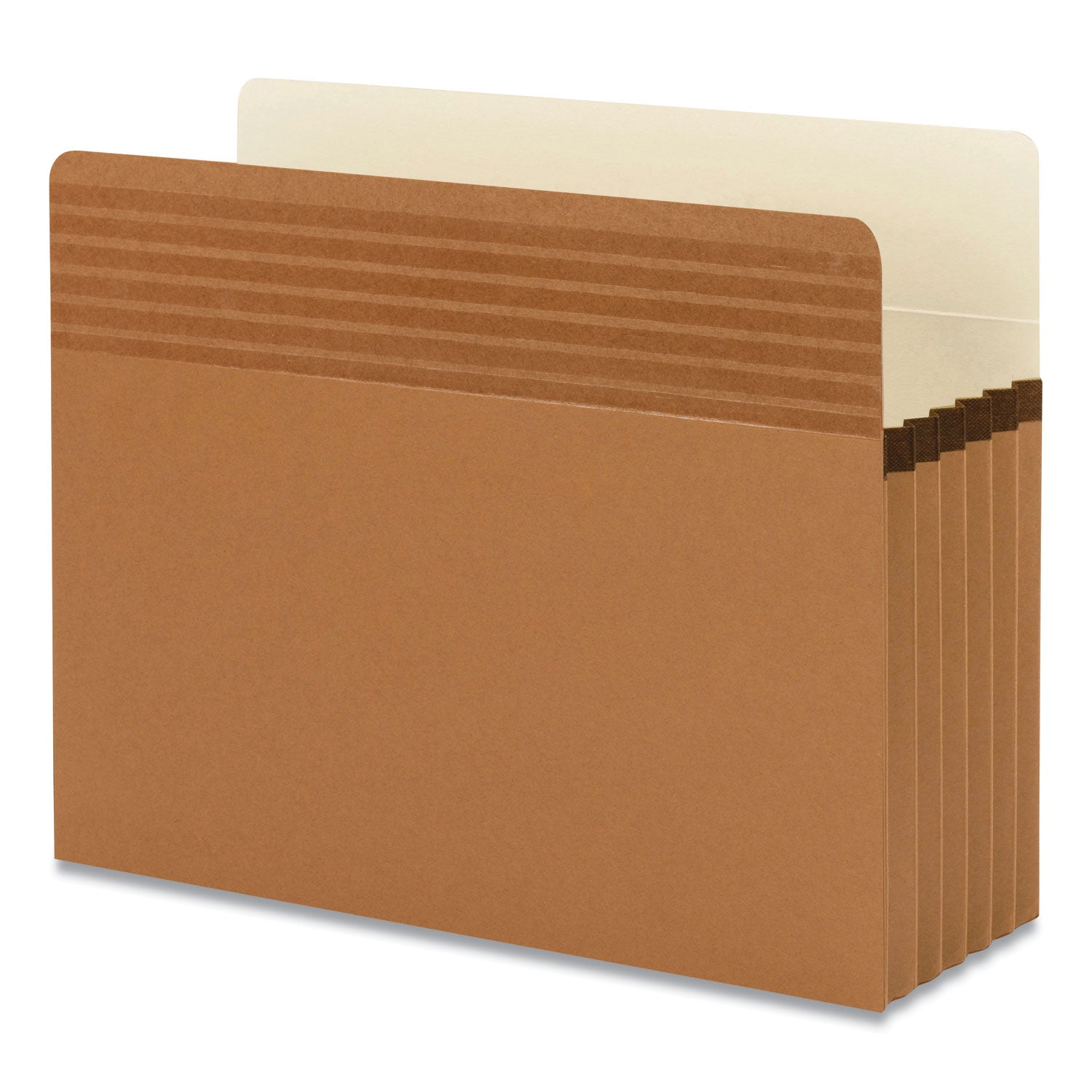 Easy Grip Pockets, 5.25" Expansion, Letter Size, Redrope, 10/Box -