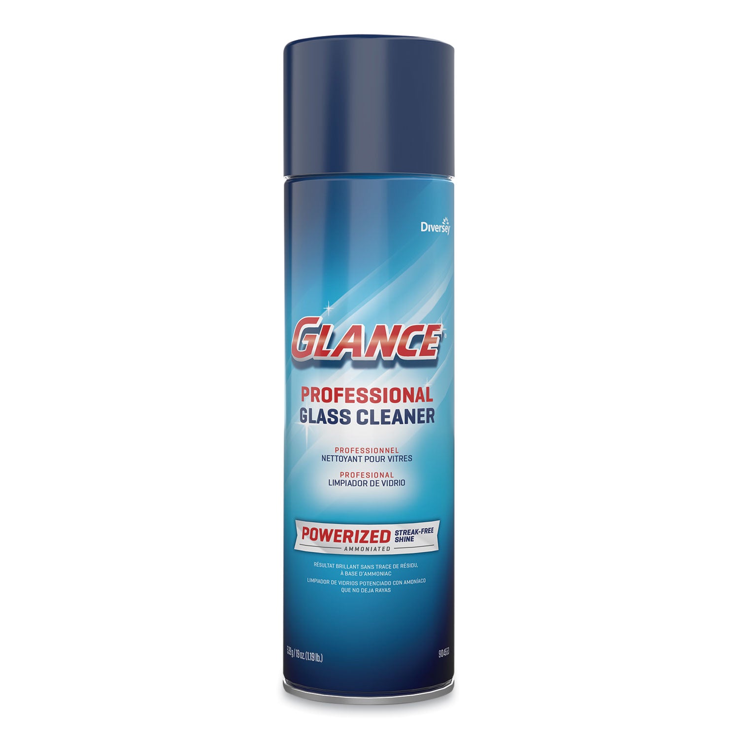 glance-powerized-glass-and-surface-cleaner-ammonia-scent-19-oz-aerosol-spray-12-carton_dvo904553 - 1