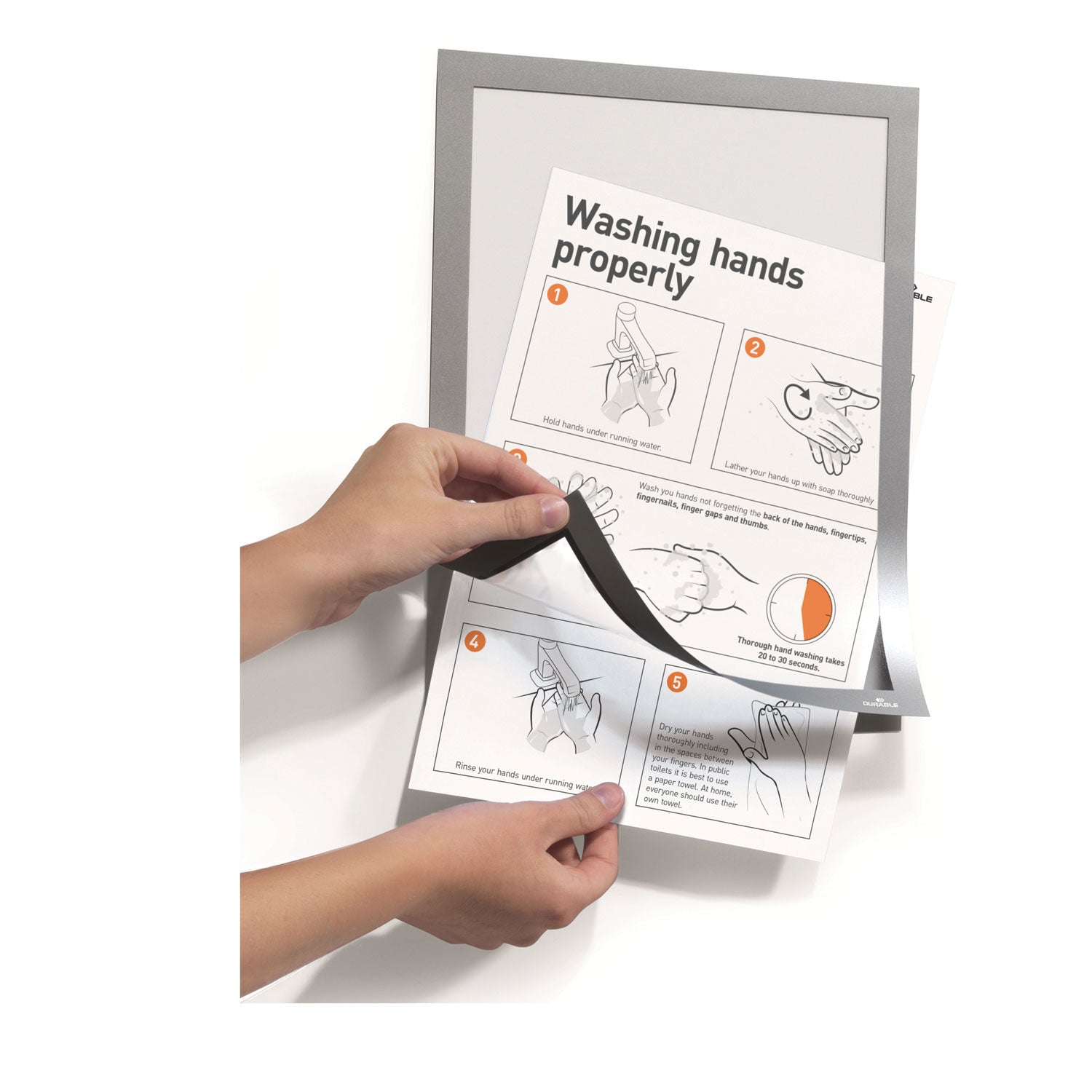 duraframe-sign-holder-85-x-11-silver-frame-2-pack_dbl476823 - 2