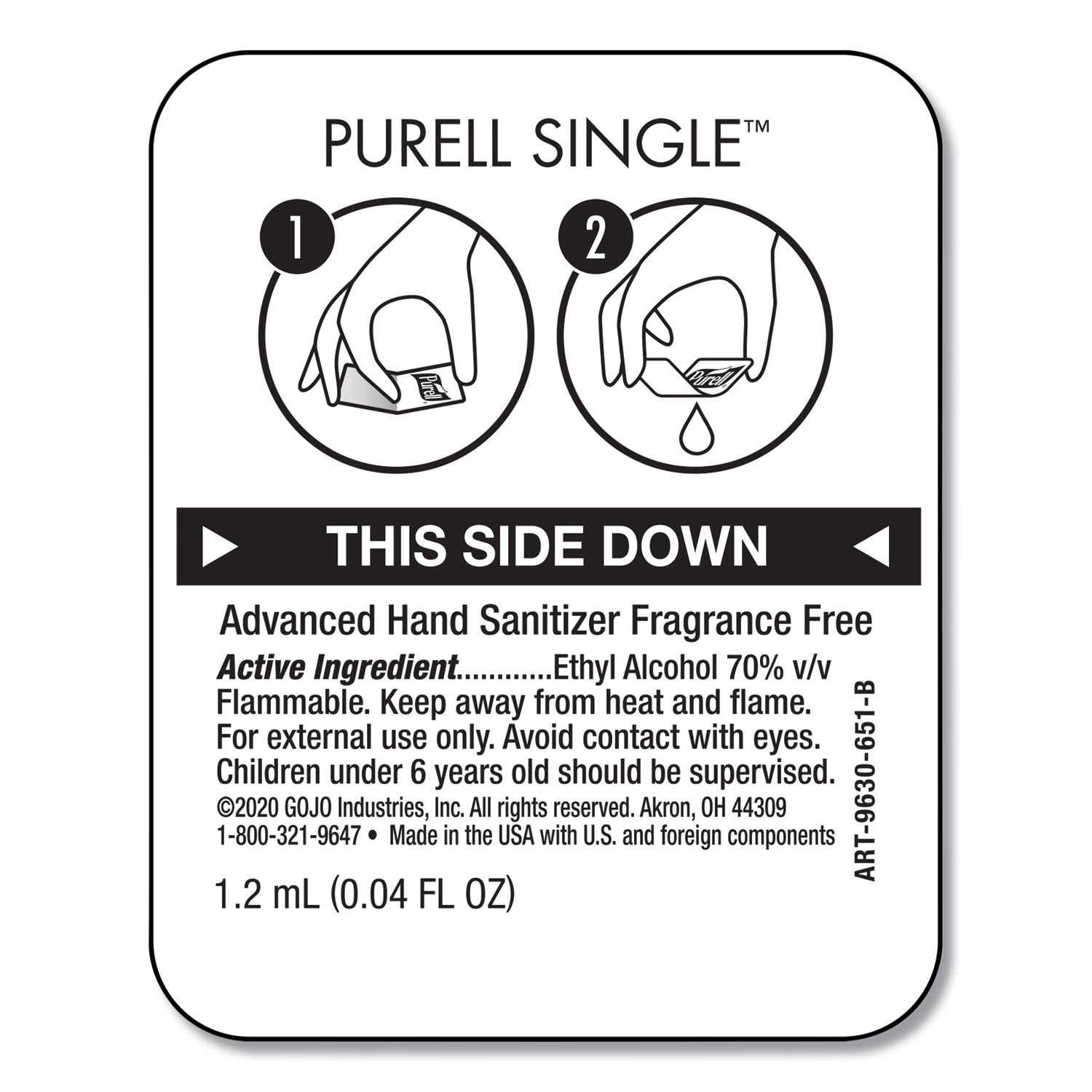 advanced-hand-sanitizer-single-use-gel-12-ml-packet-fragrance-free-2000-carton_goj96302mns - 2