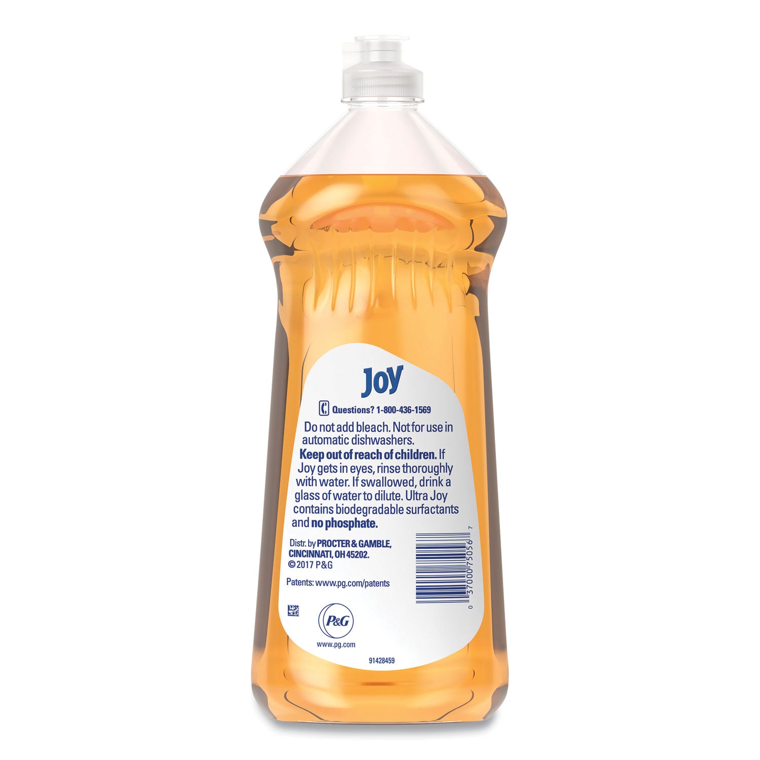 ultra-orange-dishwashing-liquid-orange-scent-30-oz-bottle-10-carton_joy43603 - 2