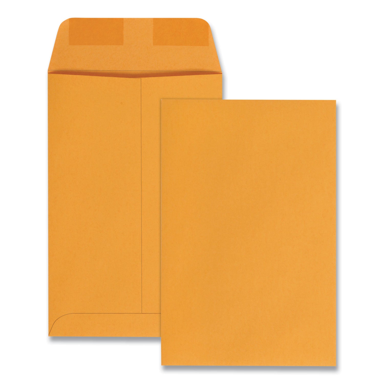 catalog-envelope-28-lb-bond-weight-kraft-#1-square-flap-gummed-closure-6-x-9-brown-kraft-100-box_qua40767 - 1