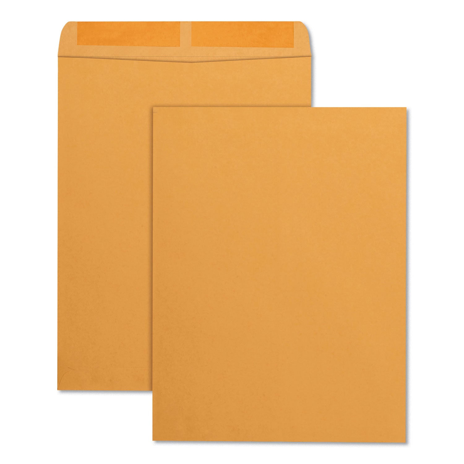 Catalog Envelope, 28 lb Bond Weight Kraft, #13 1/2, Square Flap, Gummed Closure, 10 x 13, Brown Kraft, 250/Box -