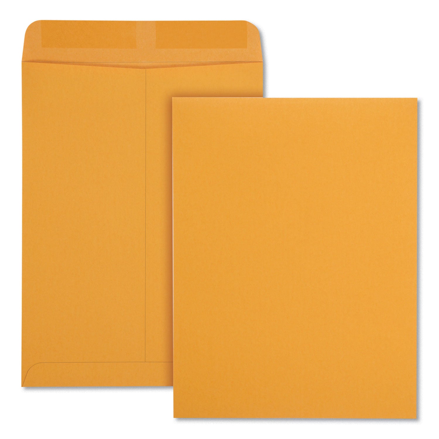 Catalog Envelope, 28 lb Bond Weight Kraft, #10 1/2, Square Flap, Gummed Closure, 9 x 12, Brown Kraft, 250/Box -