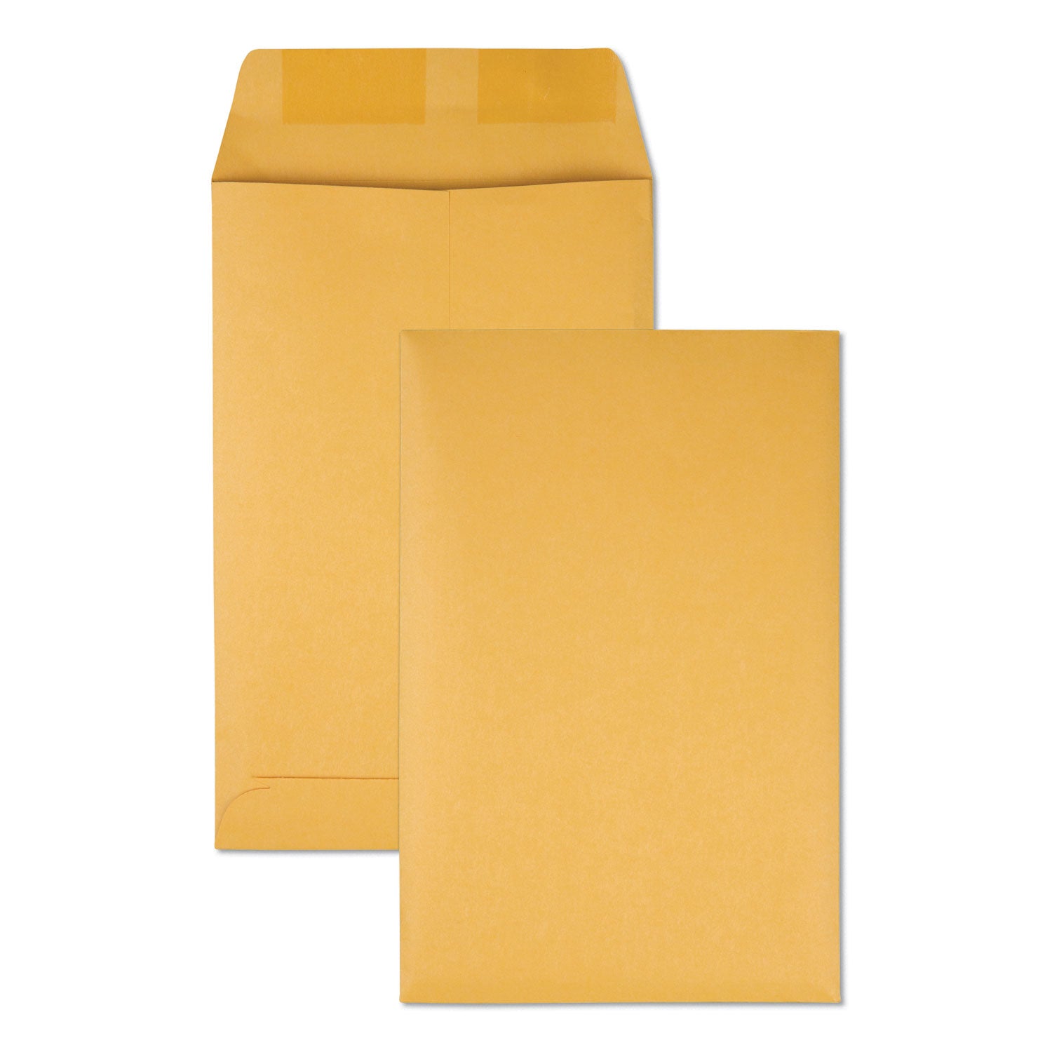 Catalog Envelope, 28 lb Bond Weight Kraft, #1 3/4, Square Flap, Gummed Closure, 6.5 x 9.5, Brown Kraft, 500/Box -
