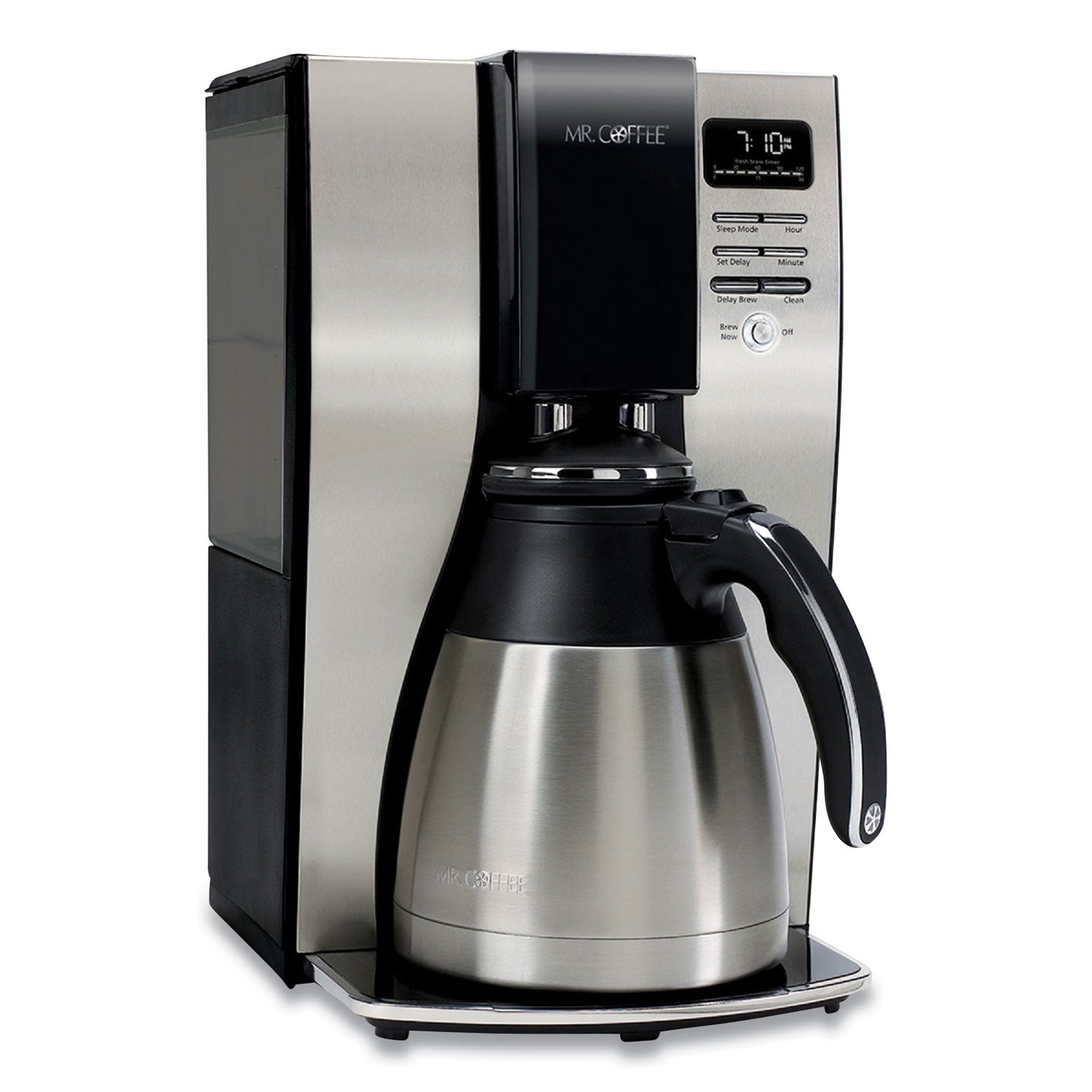 10-Cup Thermal Programmable Coffeemaker, Stainless Steel/Black -