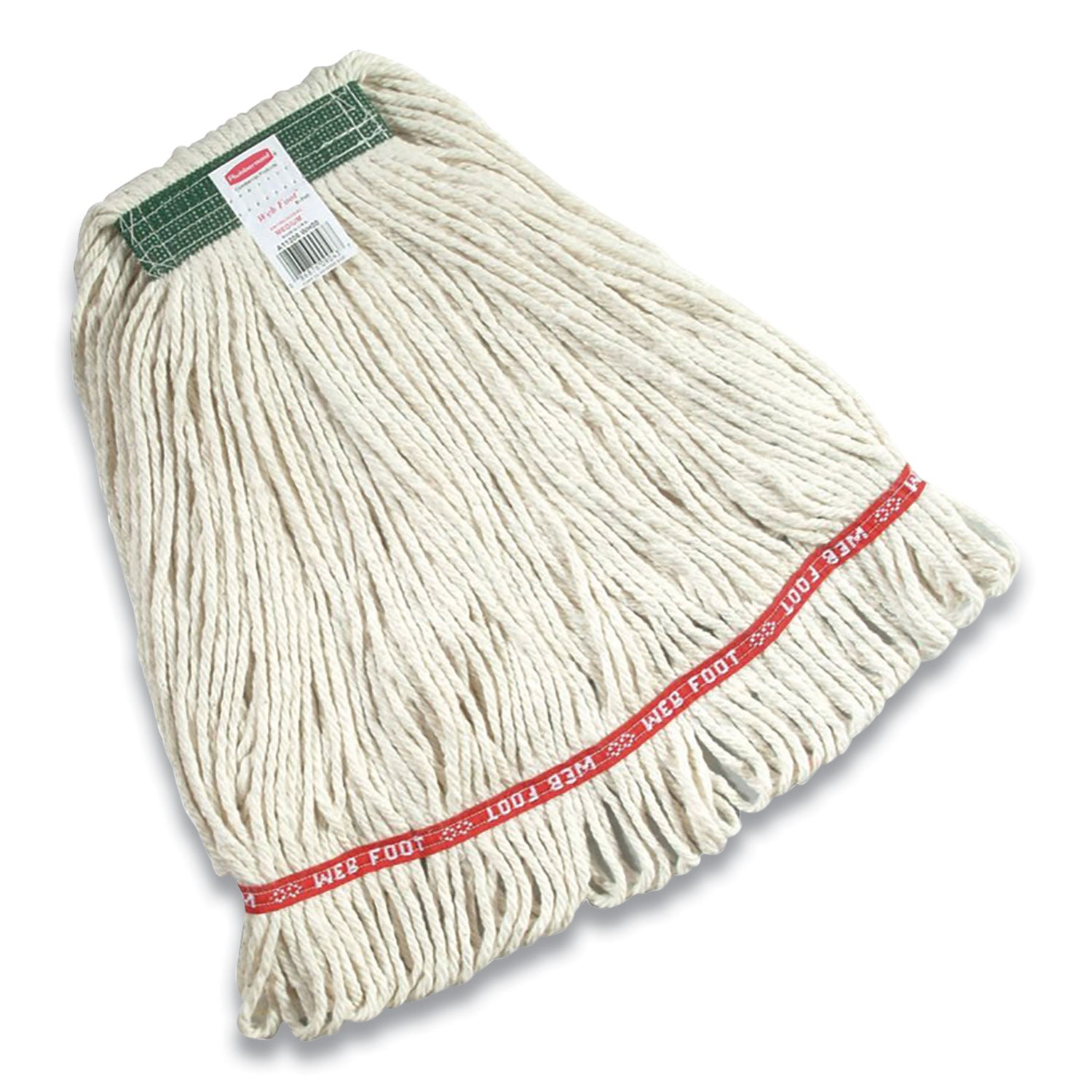 super-stitch-cotton-looped-end-wet-mop-head-20-oz-capacity-medium-white-1-white-headband_rcp11206wh00 - 1