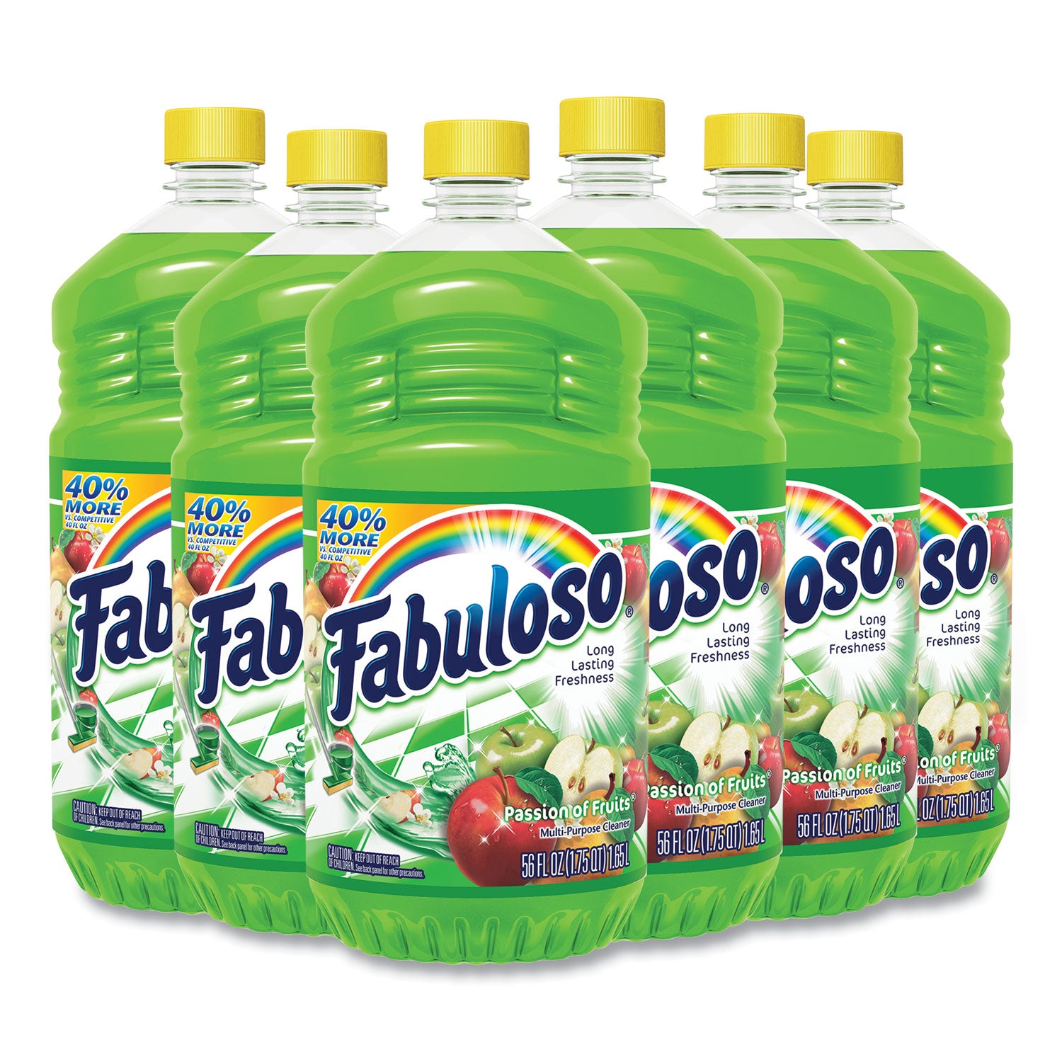 Multi-use Cleaner, Passion Fruit Scent, 56 oz, Bottle, 6/Carton - 1