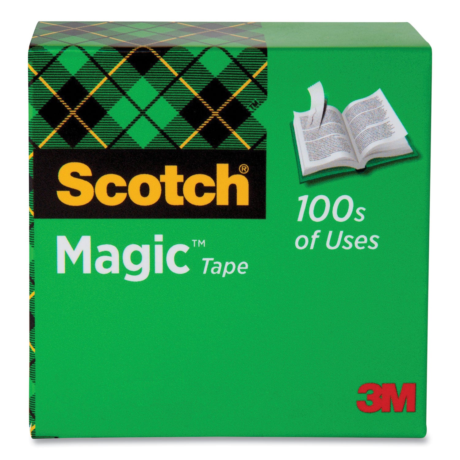Magic Tape Refill, 1" Core, 0.5" x 36 yds, Clear -