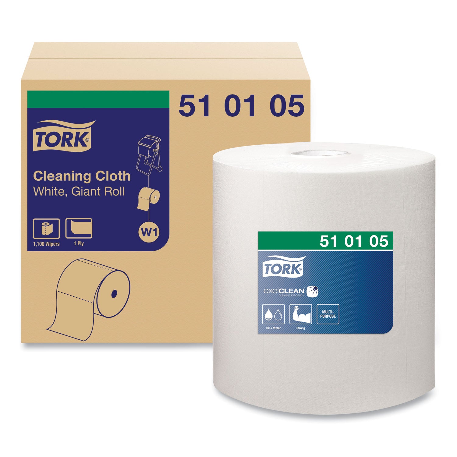 cleaning-cloth-126-x-133-white-1100-wipes-roll_trk510105 - 1