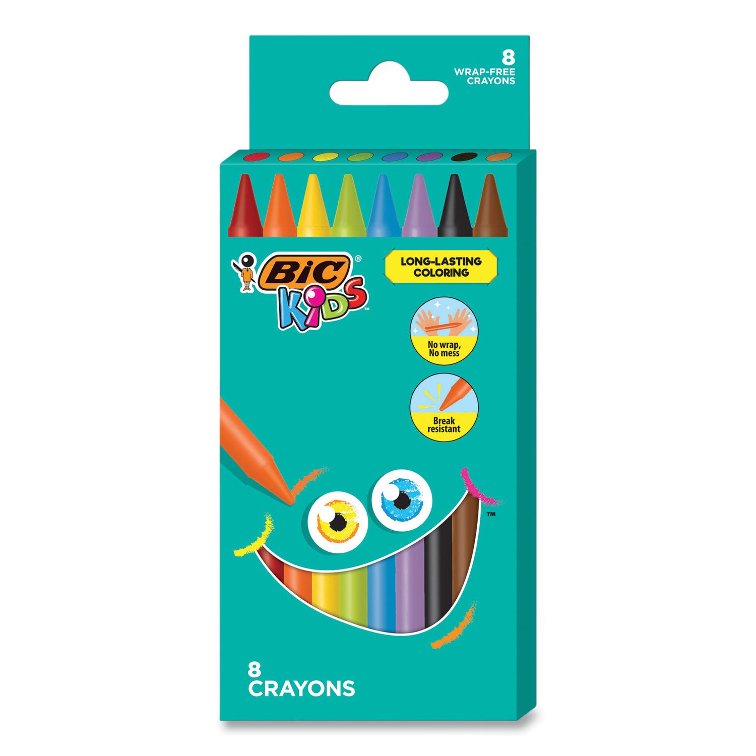 kids-coloring-crayons-8-assorted-colors-8-pack_bicbkpc8ast - 1