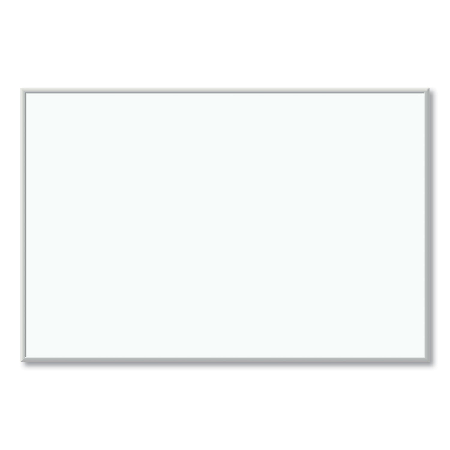 melamine-dry-erase-board-70-x-47-white-surface-silver-frame_ubr033u0001 - 1