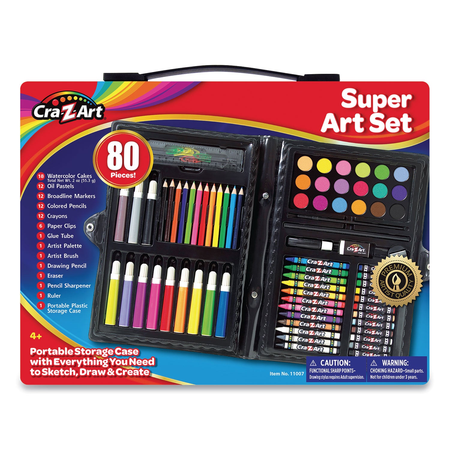 Super Art Set, 80 Pieces - 1