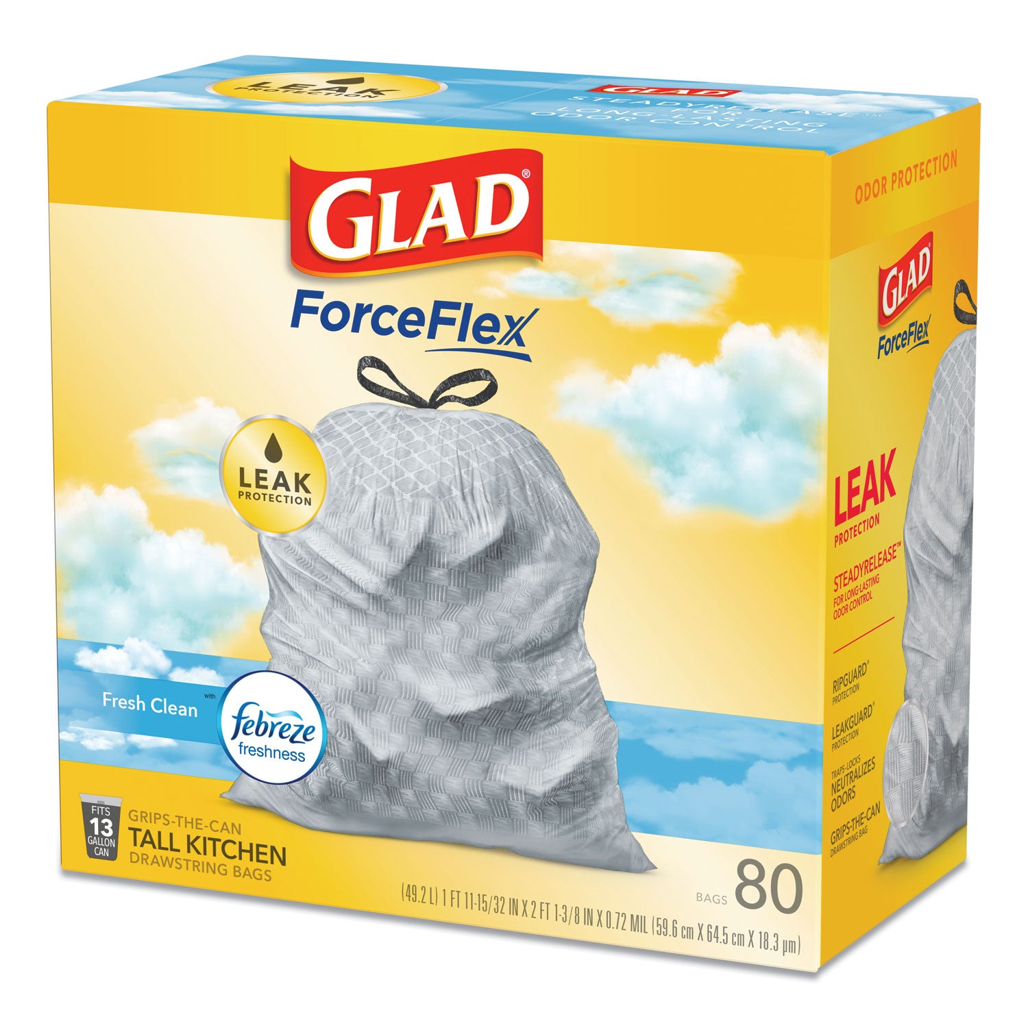 odorshield-tall-kitchen-drawstring-bags-13-gal-072-mil-24-x-2738-white-80-box_clo78899bx - 5