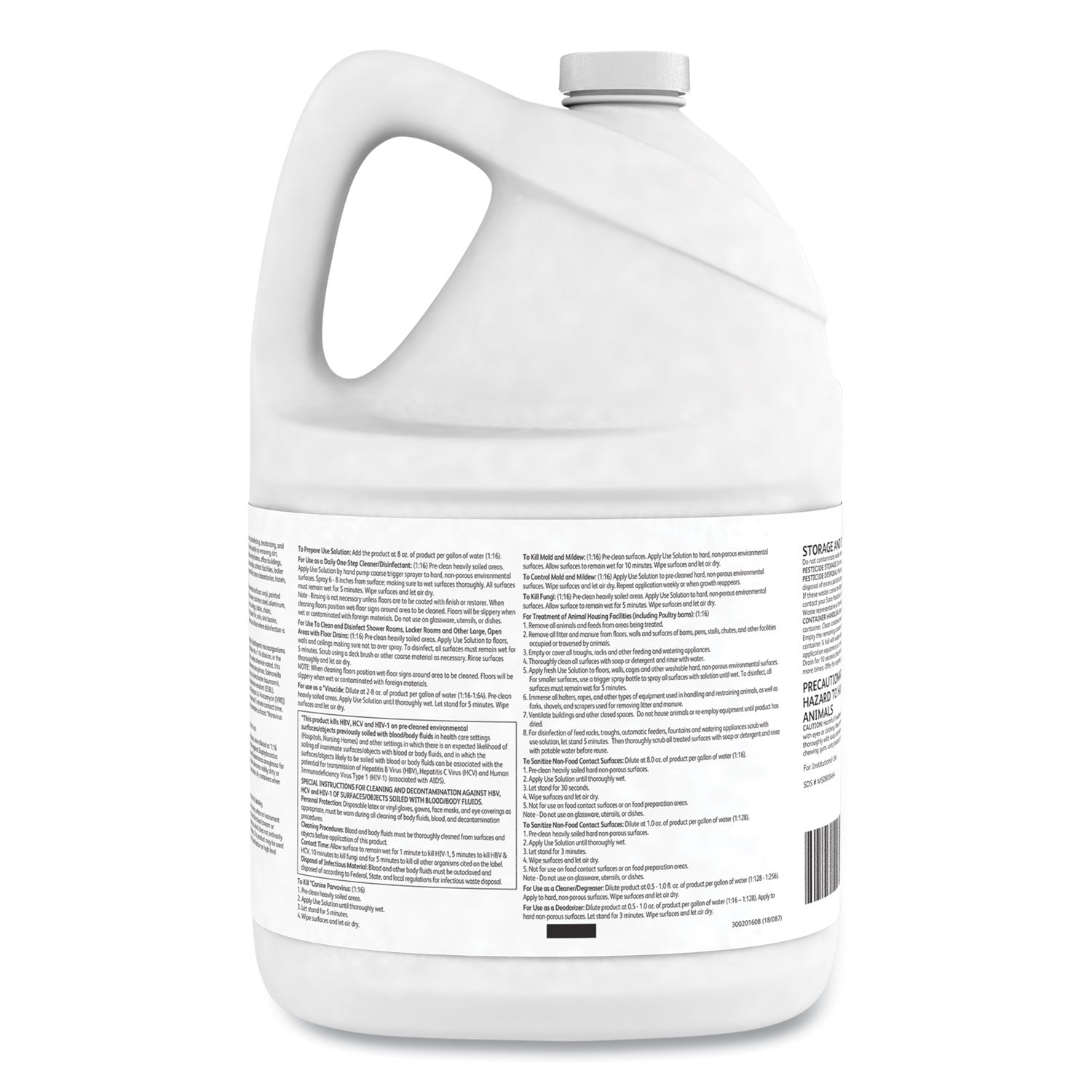 Five 16 One-Step Disinfectant Cleaner, 1 gal Bottle, 4/Carton -