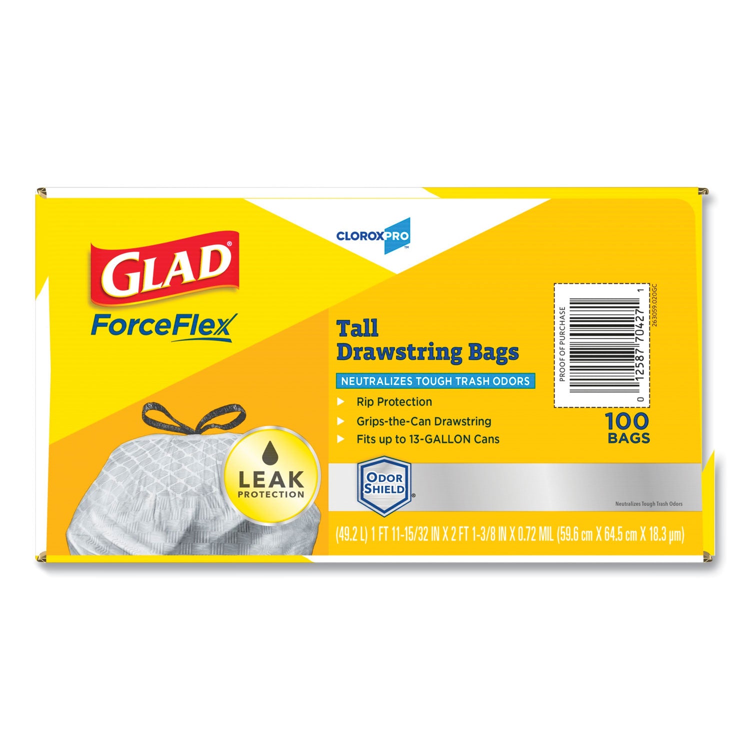 forceflex-tall-kitchen-drawstring-trash-bags-13-gal-072-mil-2375-x-2488-gray-100-box_clo70427 - 2