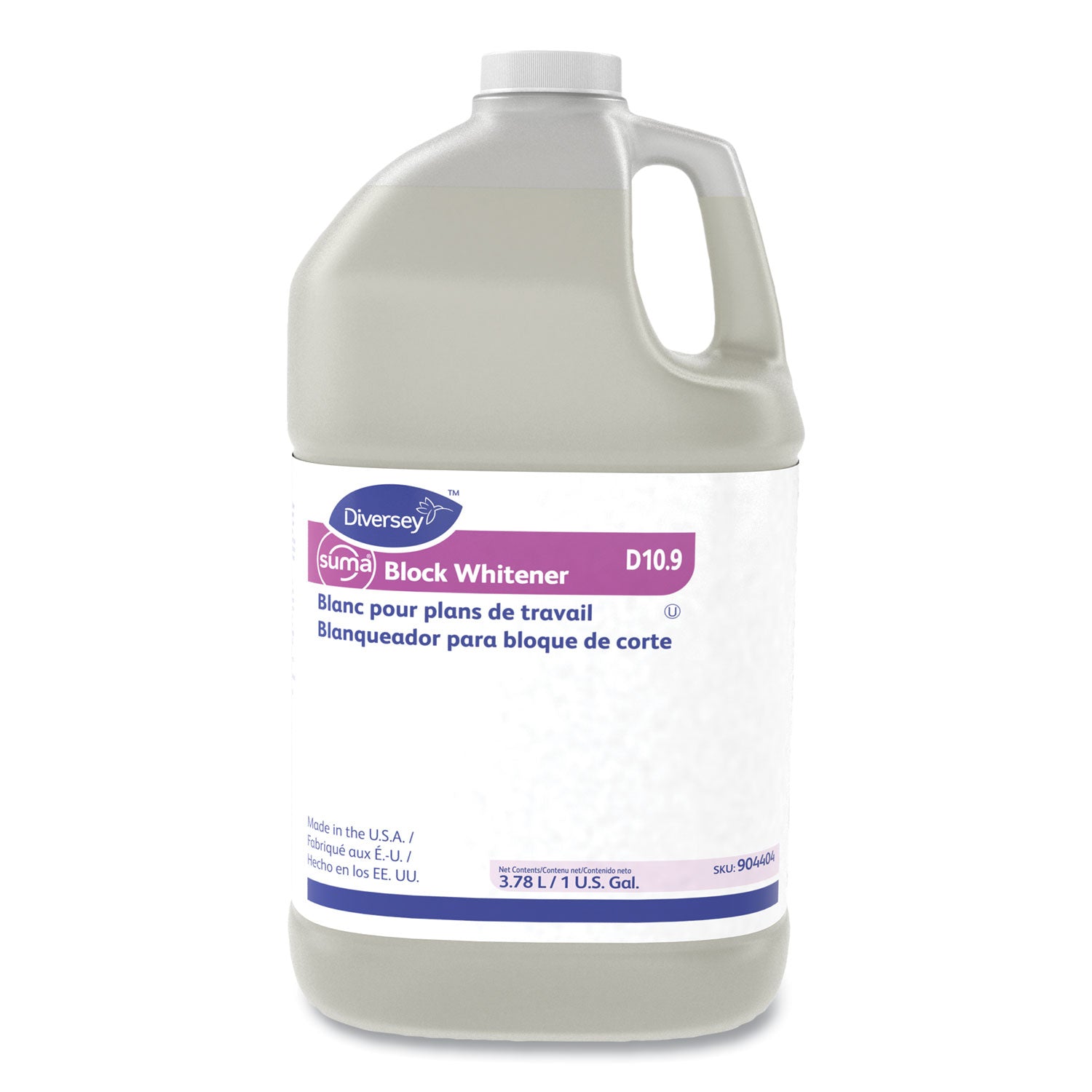 Suma Block Whitener, 1 gal Bottle, 4/Carton -