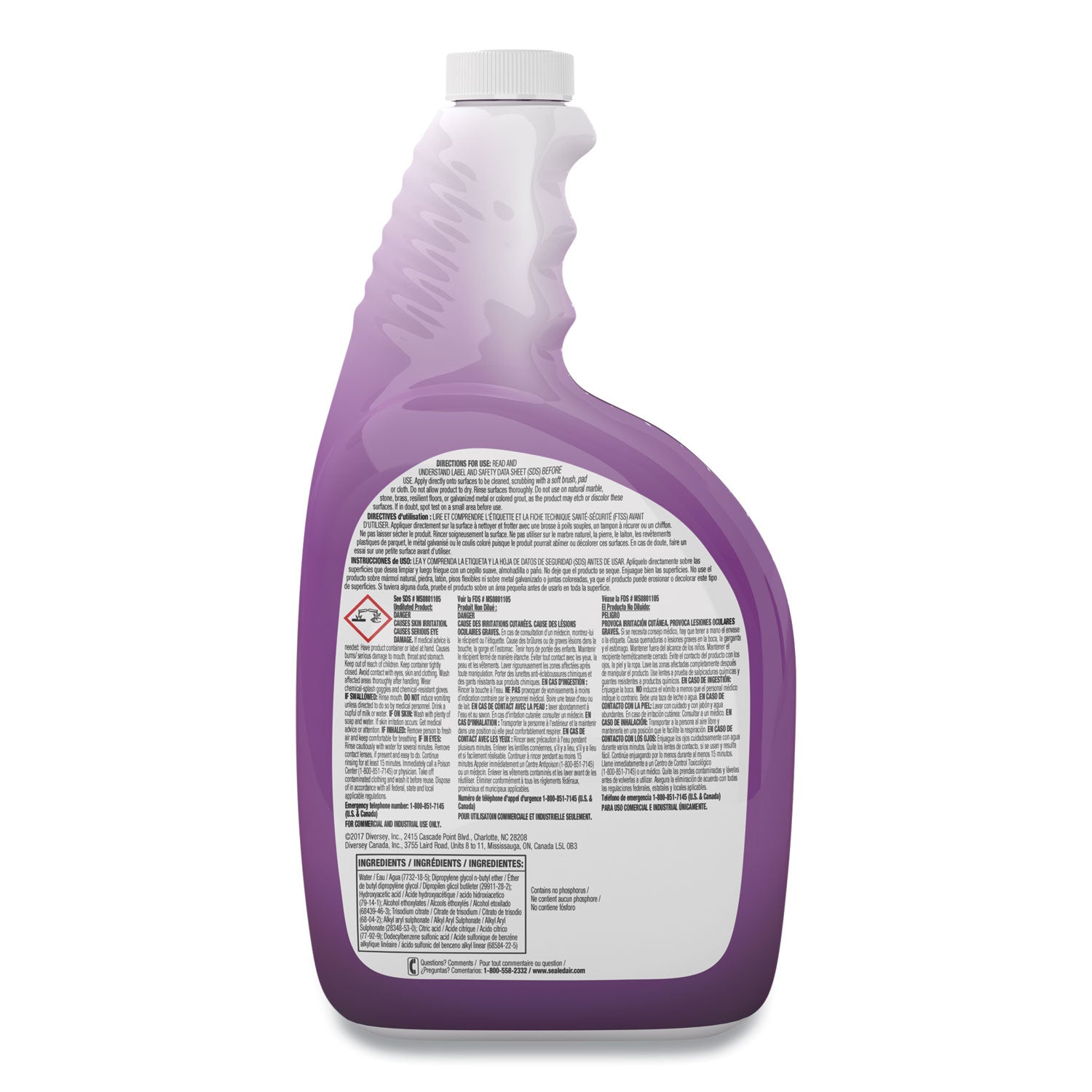 crew-shower-tub-and-tile-cleaner-liquid-32-oz-4-carton_dvocbd540281 - 2