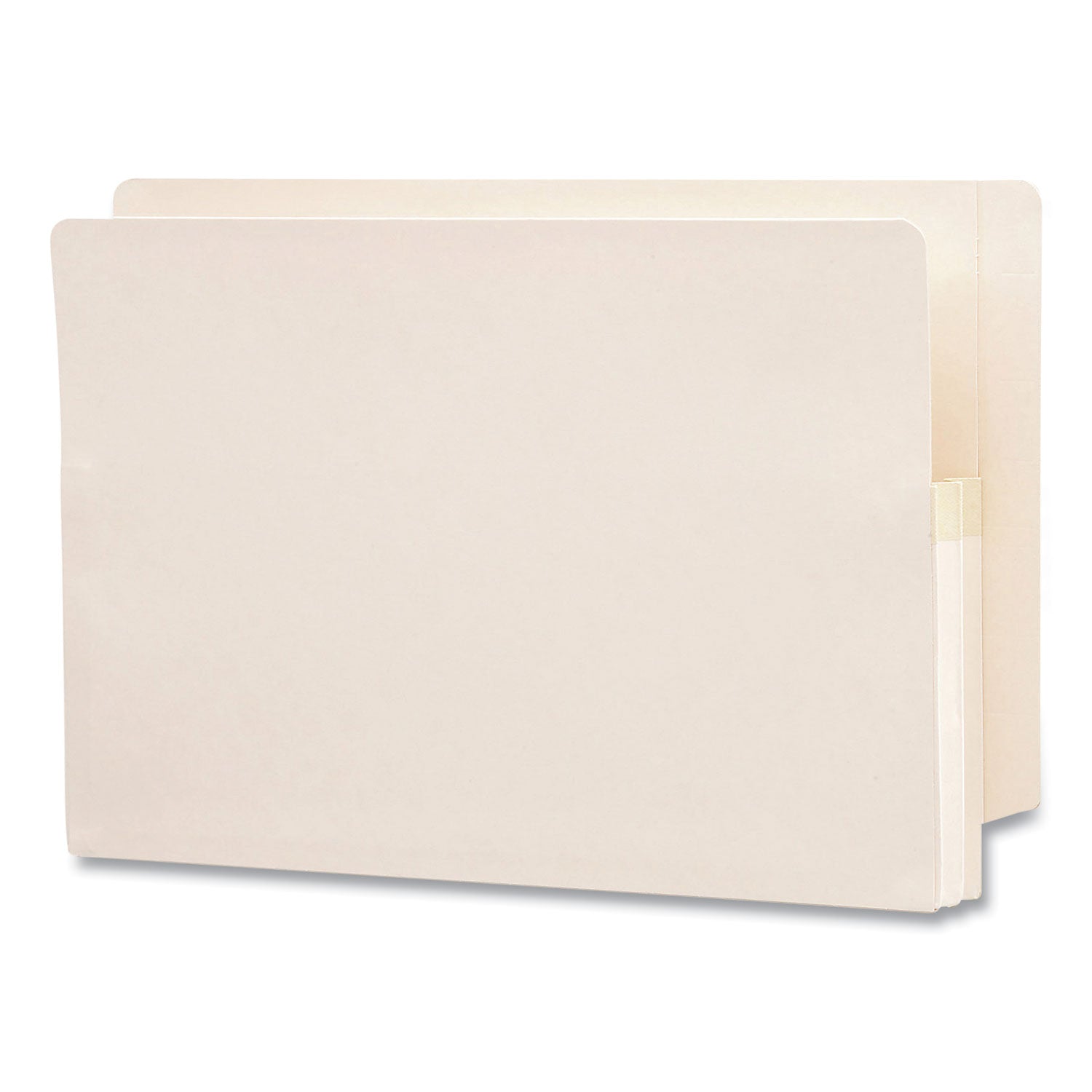 Manila End Tab File Pockets, 1.75" Expansion, Legal Size, Manila, 25/Box -