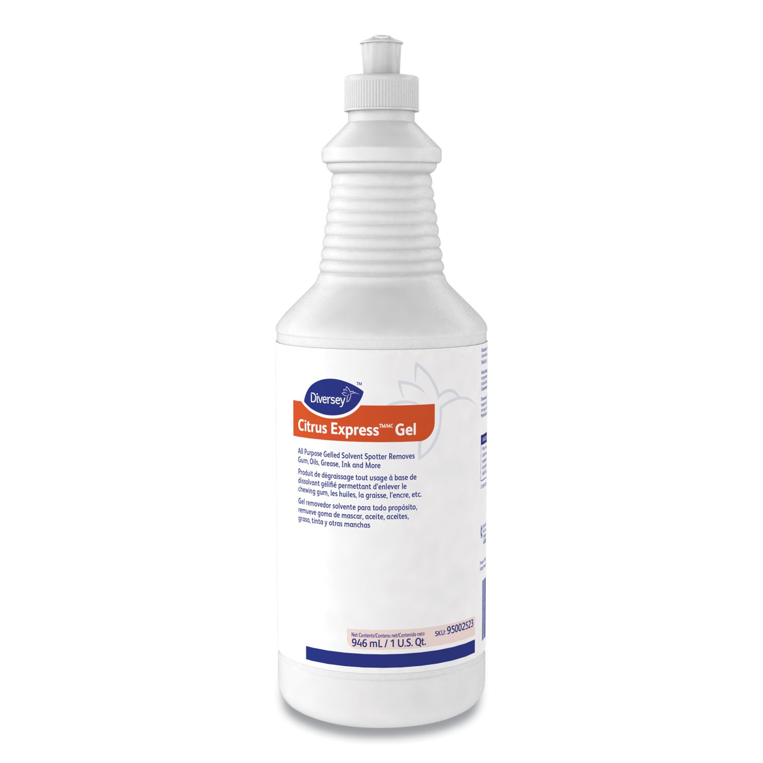 Citrus Express Gel Spotter, Citrus Scent, 32 oz Squeeze Bottle, 6/Carton -