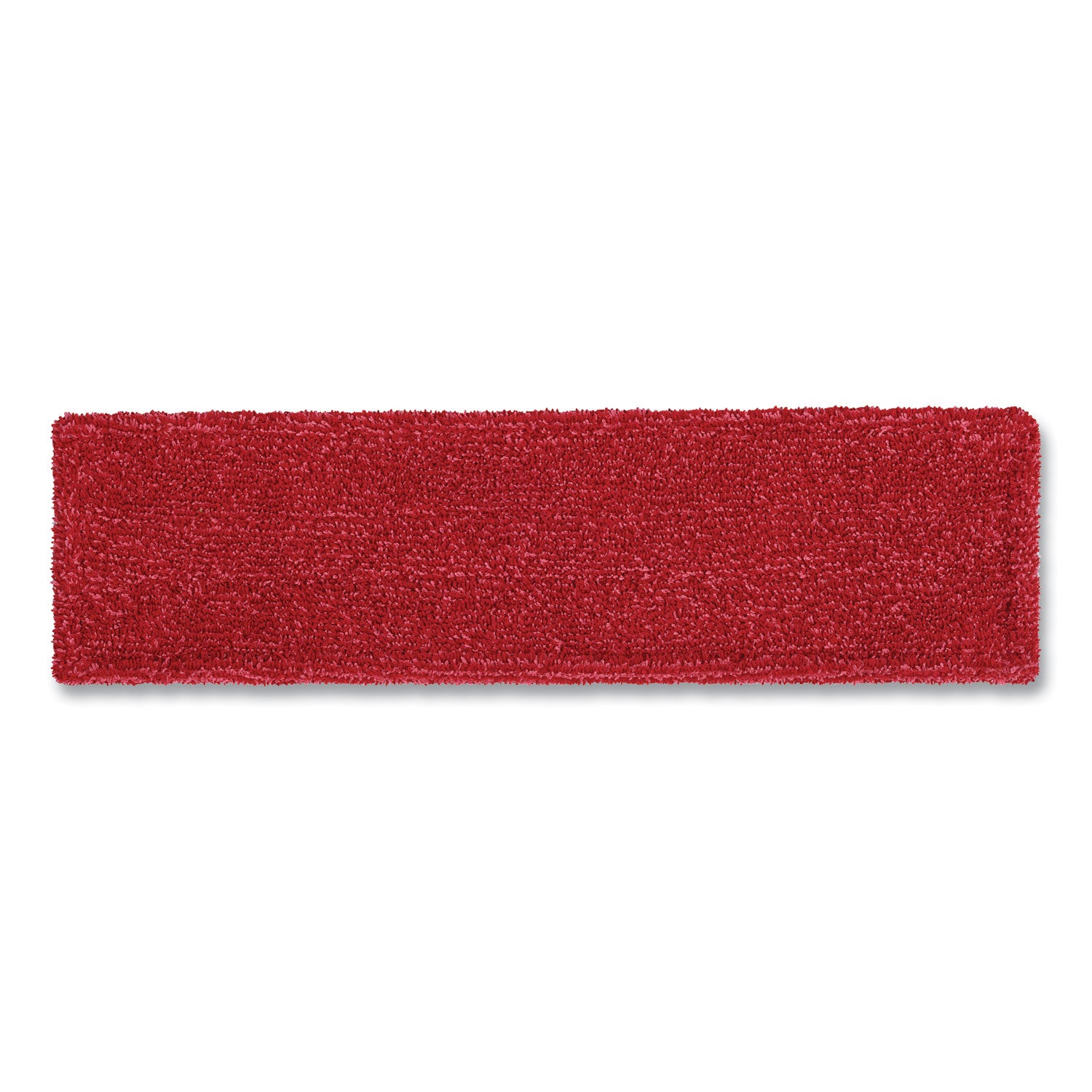 Rubbermaid Commercial Adaptable Flat Mop Microfiber Pad - 19.5" Length x 5.5" Depth - MicroFiber - Red - 1Each - 1