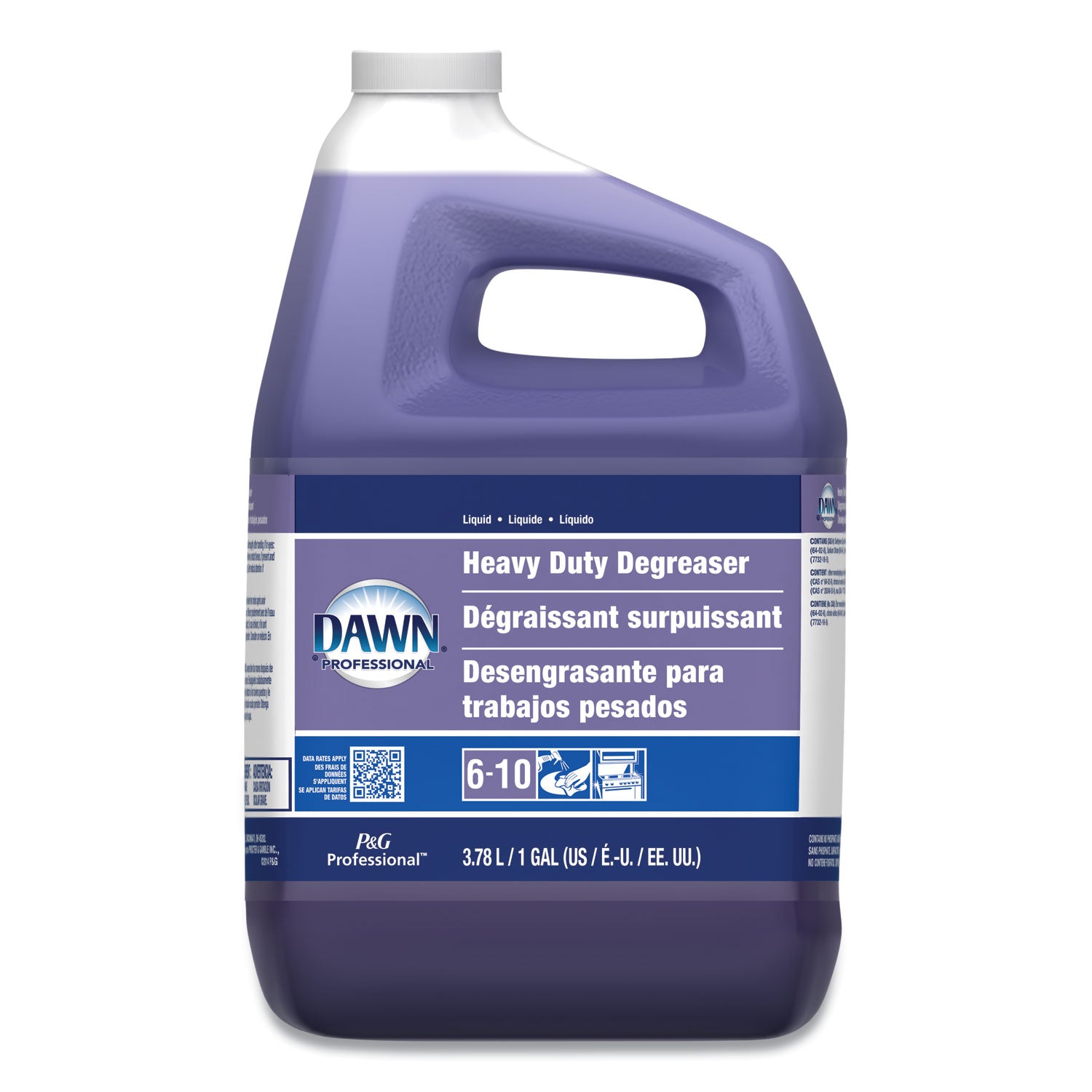 Heavy Duty Liquid Degreaser, 1 gal, 3/Carton -