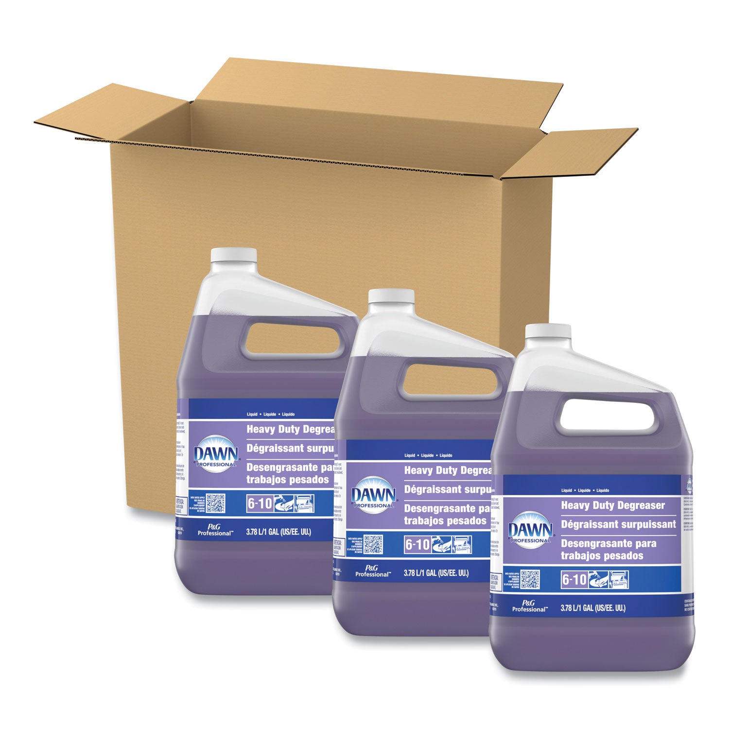 Heavy Duty Liquid Degreaser, 1 gal, 3/Carton -
