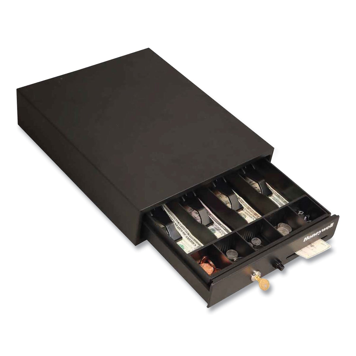 space-saving-steel-cash-drawer-4-bill-5-coin-slots-key-lock-17-x-13-x-4-black_hwl6313 - 1