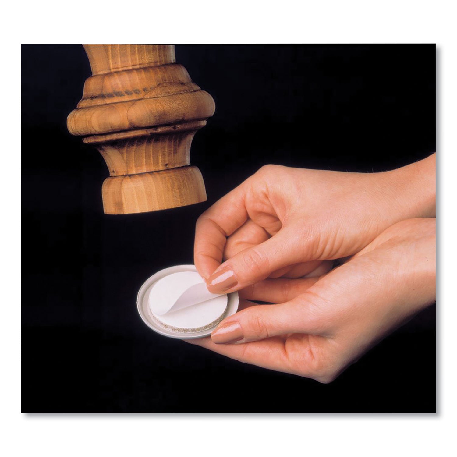 mighty-movers-self-stick-furniture-sliders-round-225-diameter-beige-4-pack_mas87003 - 2