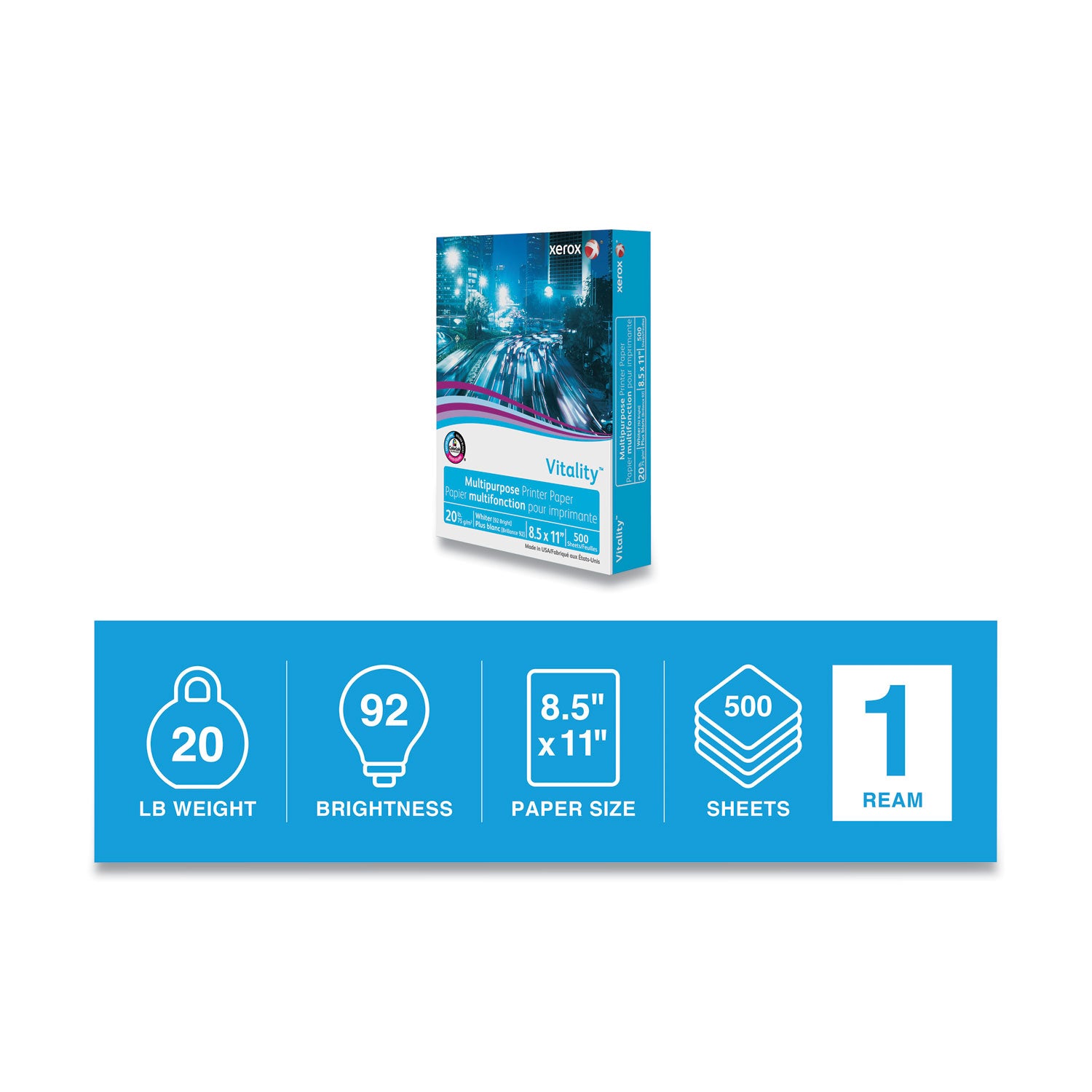 vitality-multipurpose-print-paper-92-bright-20-lb-bond-weight-85-x-11-white-500-sheets-ream_xer3r02047py - 2