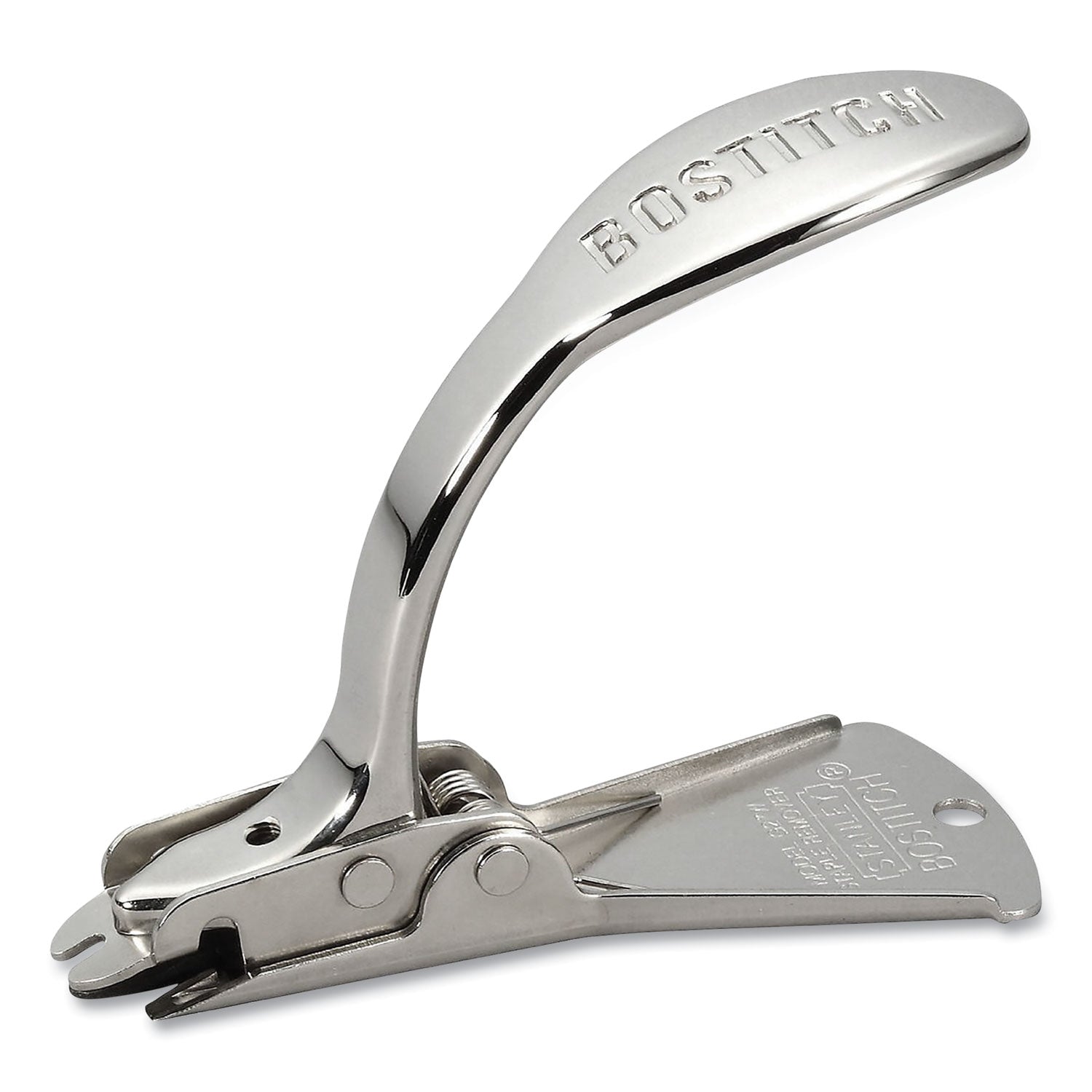Heavy-Duty Push Staple Remover, Chrome -