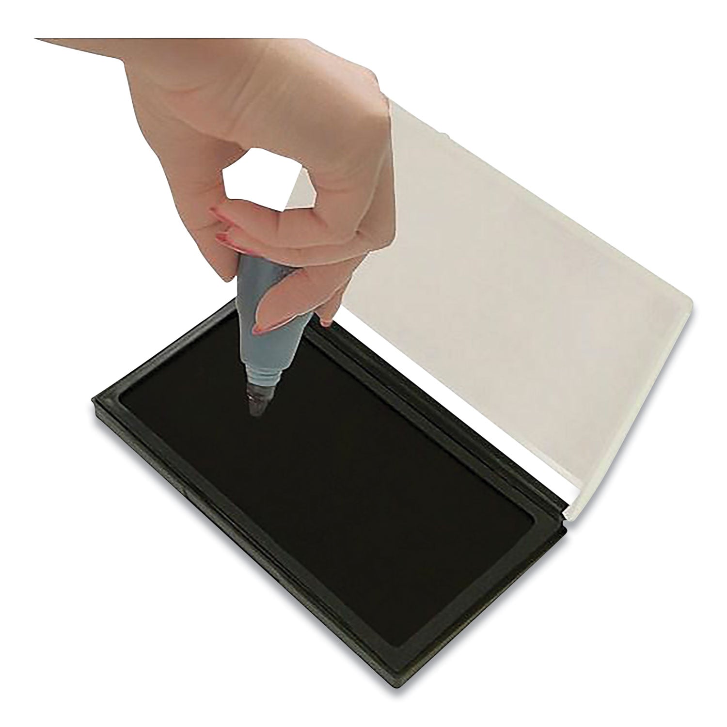 2000-plus-one-color-felt-stamp-pad-#2-625-x-35-black_csc090407 - 2