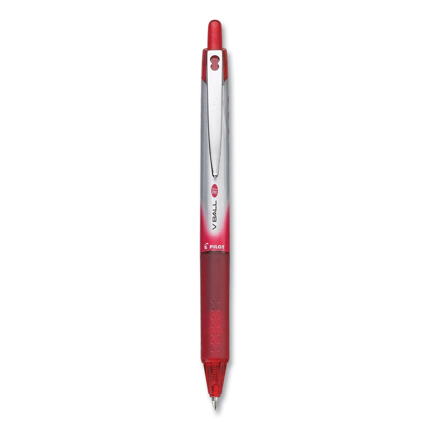 vball-rt-liquid-ink-roller-ball-pen-retractable-fine-07-mm-red-ink-red-white-barrel-dozen_pil26208dz - 1