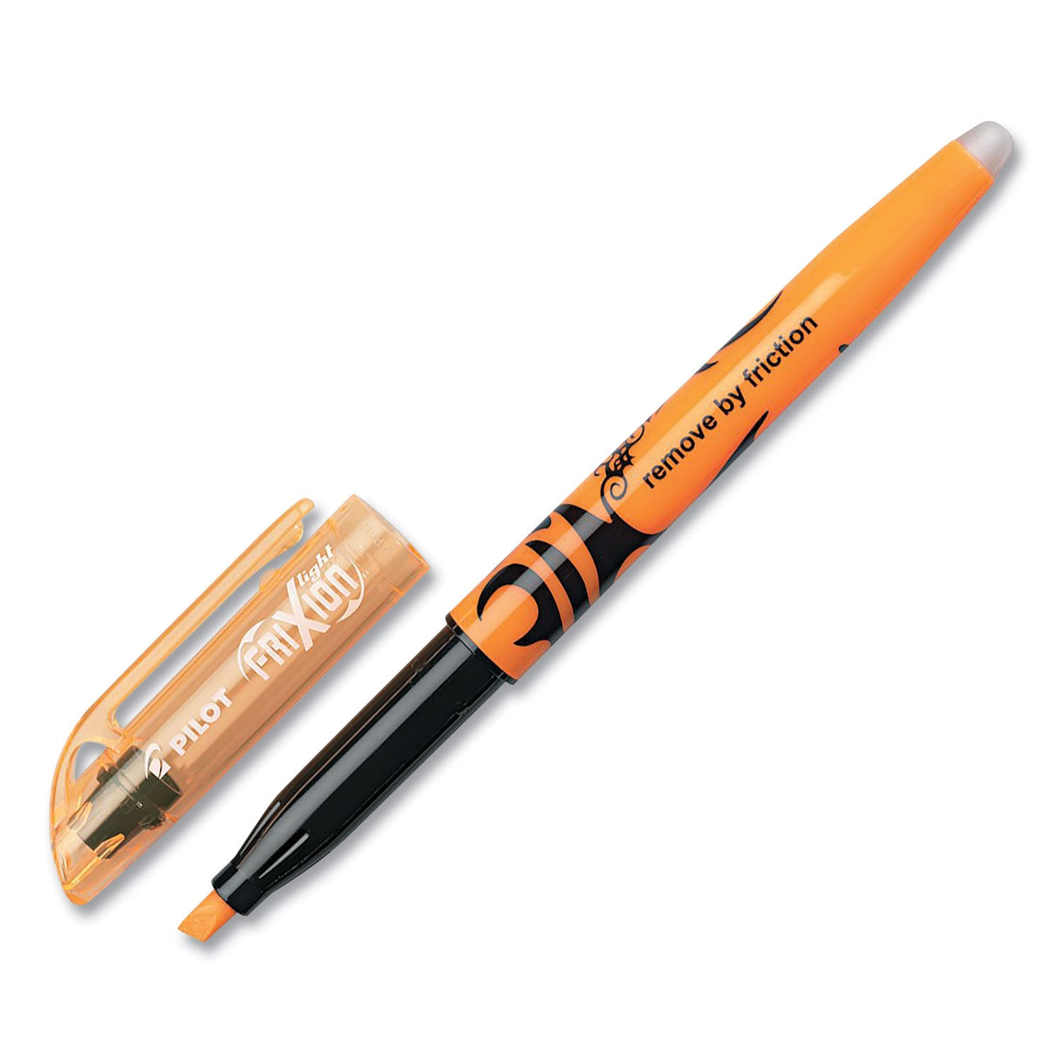 frixion-light-erasable-highlighter-orange-ink-chisel-tip-orange-black-barrel-dozen_pil46504dz - 1