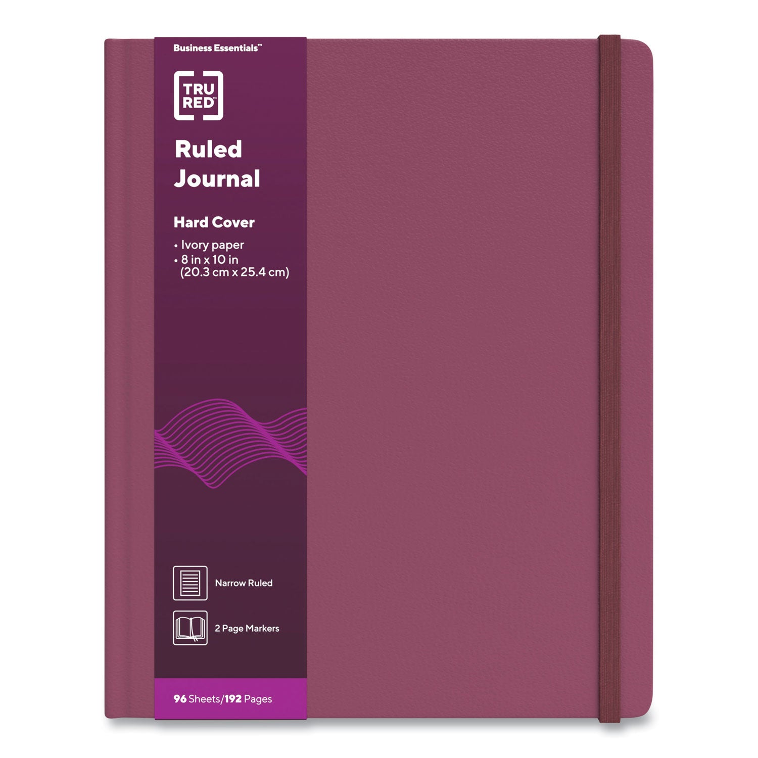 hardcover-business-journal-1-subject-narrow-rule-purple-cover-96-10-x-8-sheets_tud24383523 - 1
