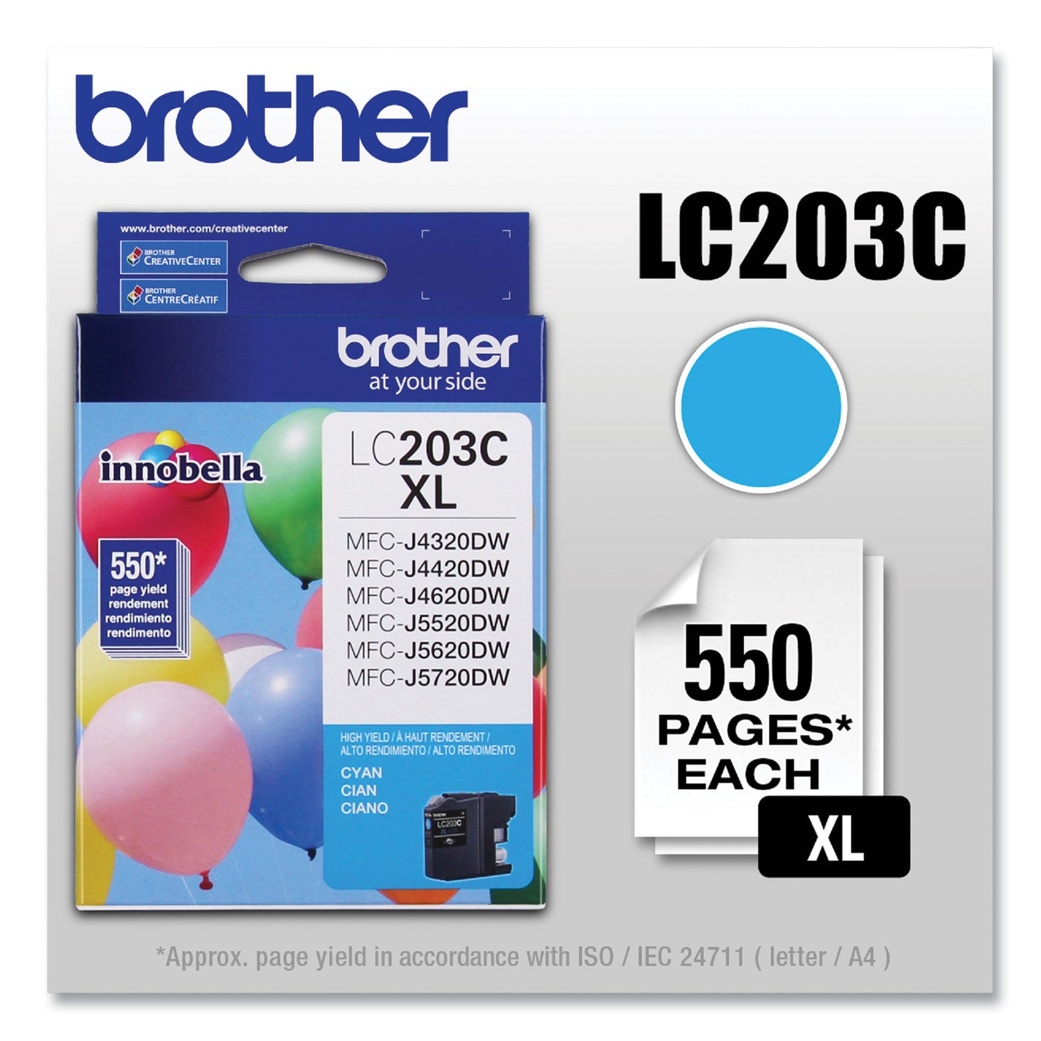 lc203c-innobella-high-yield-ink-550-page-yield-cyan_brtlc203c - 2