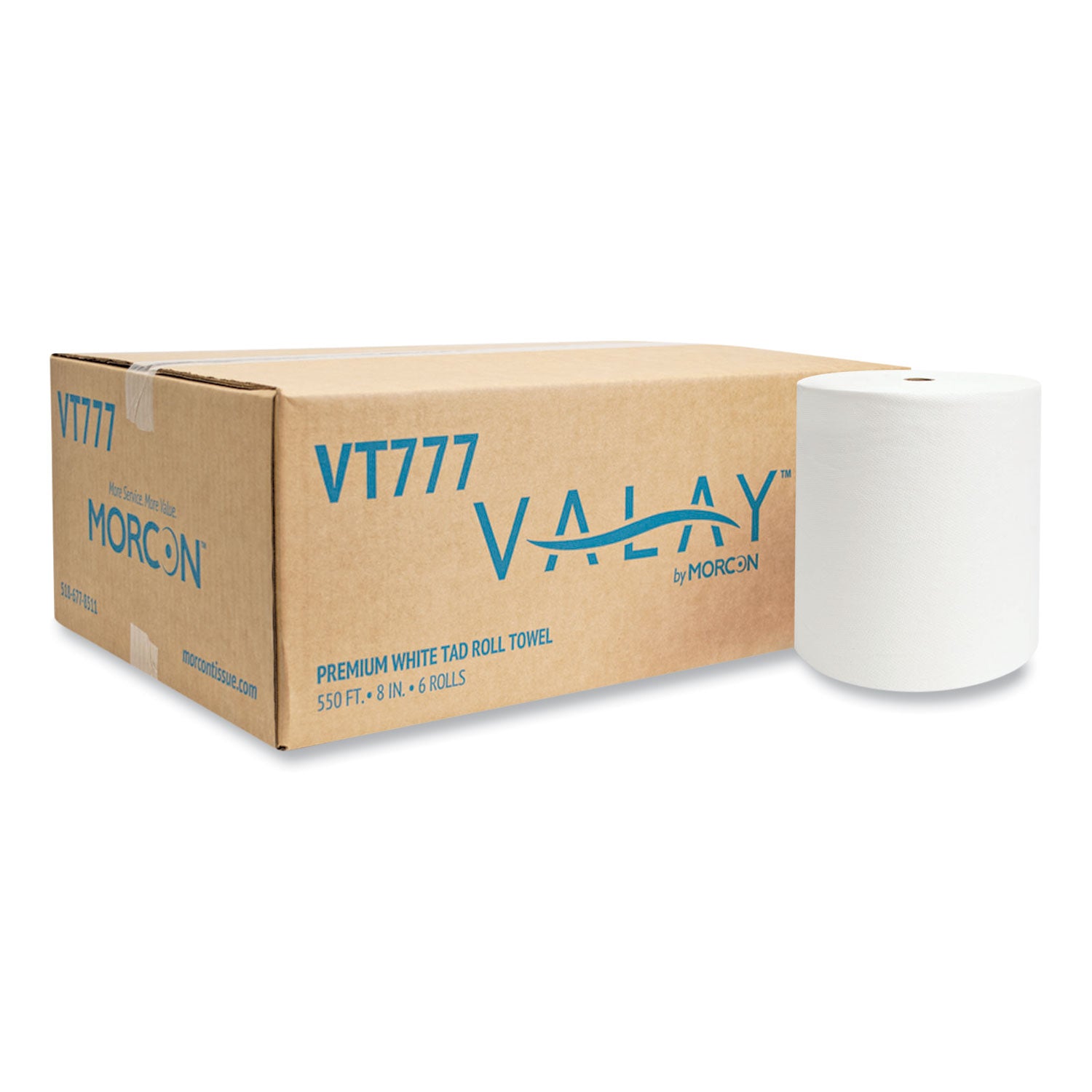 valay-proprietary-tad-roll-towels-1-ply-75-x-550-ft-white-6-rolls-carton_morvt777 - 1