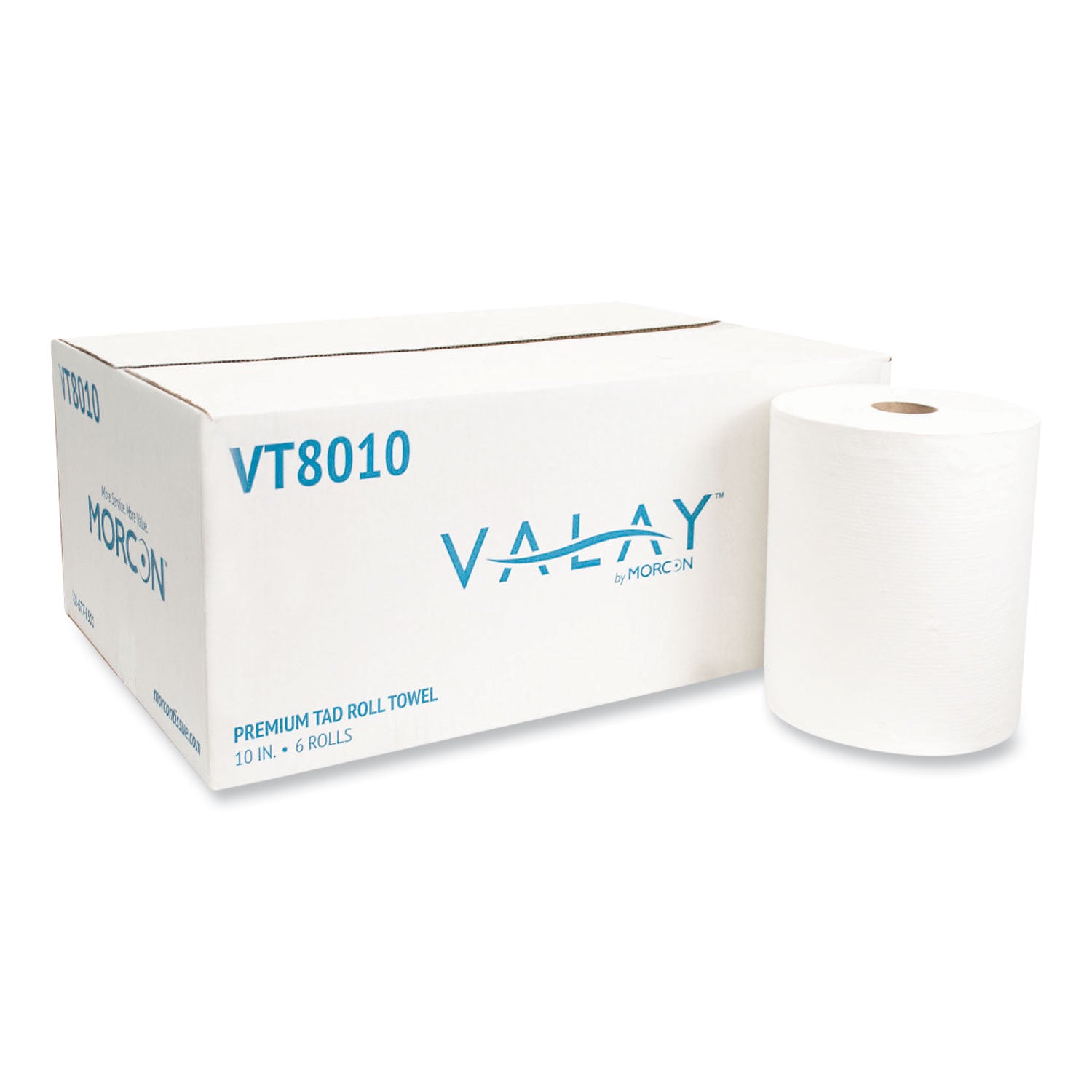 10-inch-tad-roll-towels-1-ply-10-x-700-ft-white-6-rolls-carton_morvt8010 - 1
