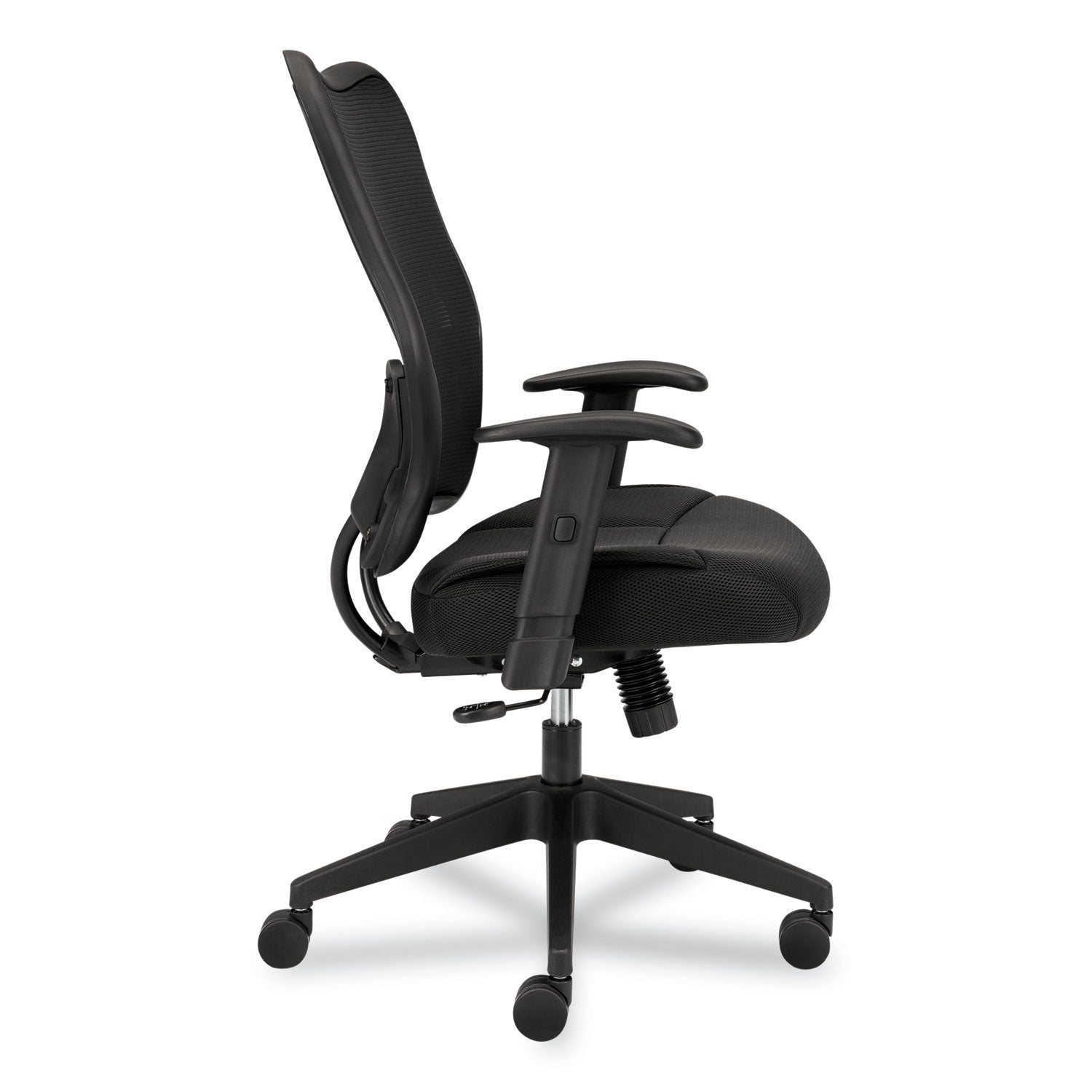 VL702 Mesh High-Back Task Chair, Supports Up to 250 lb, 18.5" to 23.5" Seat Height, Black -