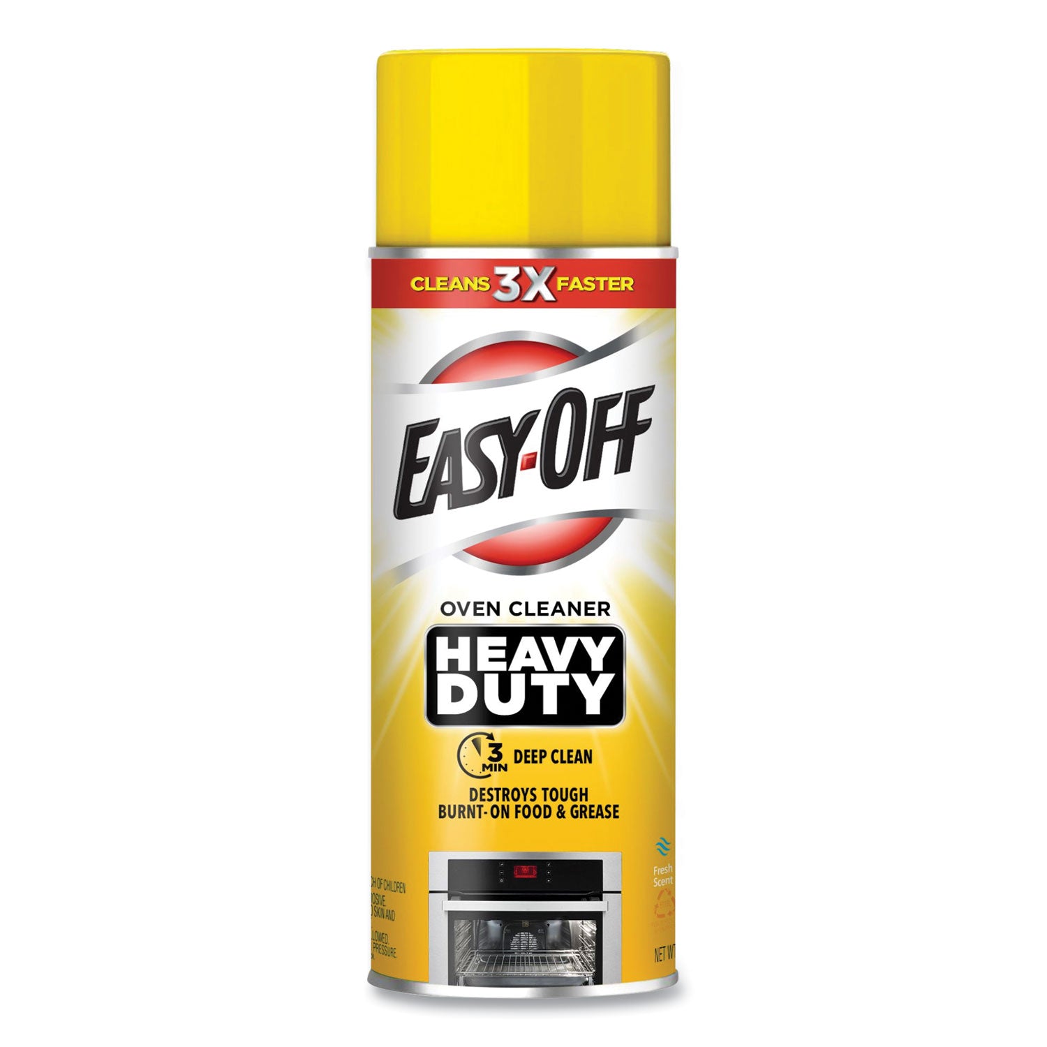 Heavy Duty Oven Cleaner, Fresh Scent, Foam, 14.5 oz Aerosol Spray, 6/Carton - 2