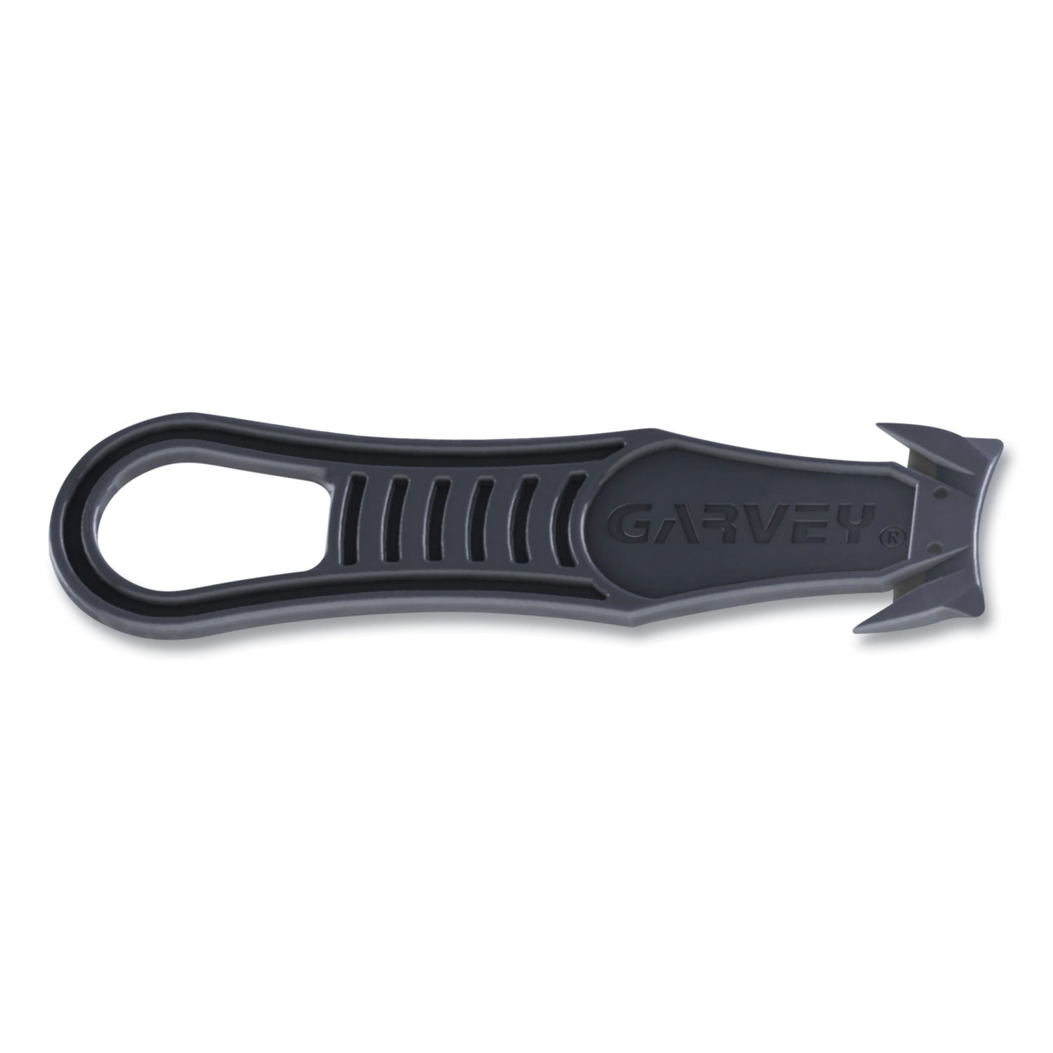 Safety Cutter Box Cutter Knife with Double Shielded Blade, 4" Plastic Handle, Black, 5/Pack -