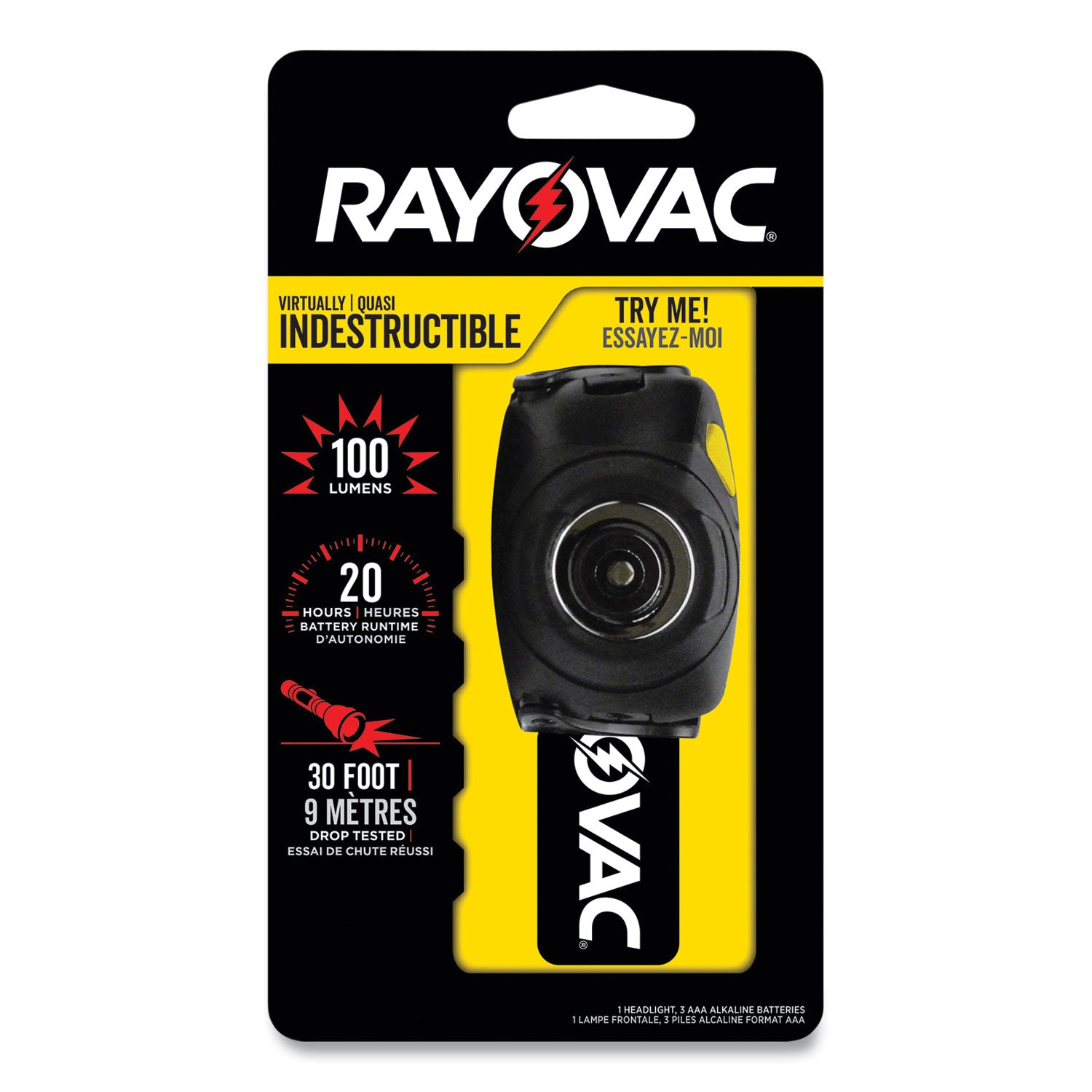 virtually-indestructible-led-headlight-3-aaa-batteries-included-30-m-projection-black_raydiyhl3aaabta - 1