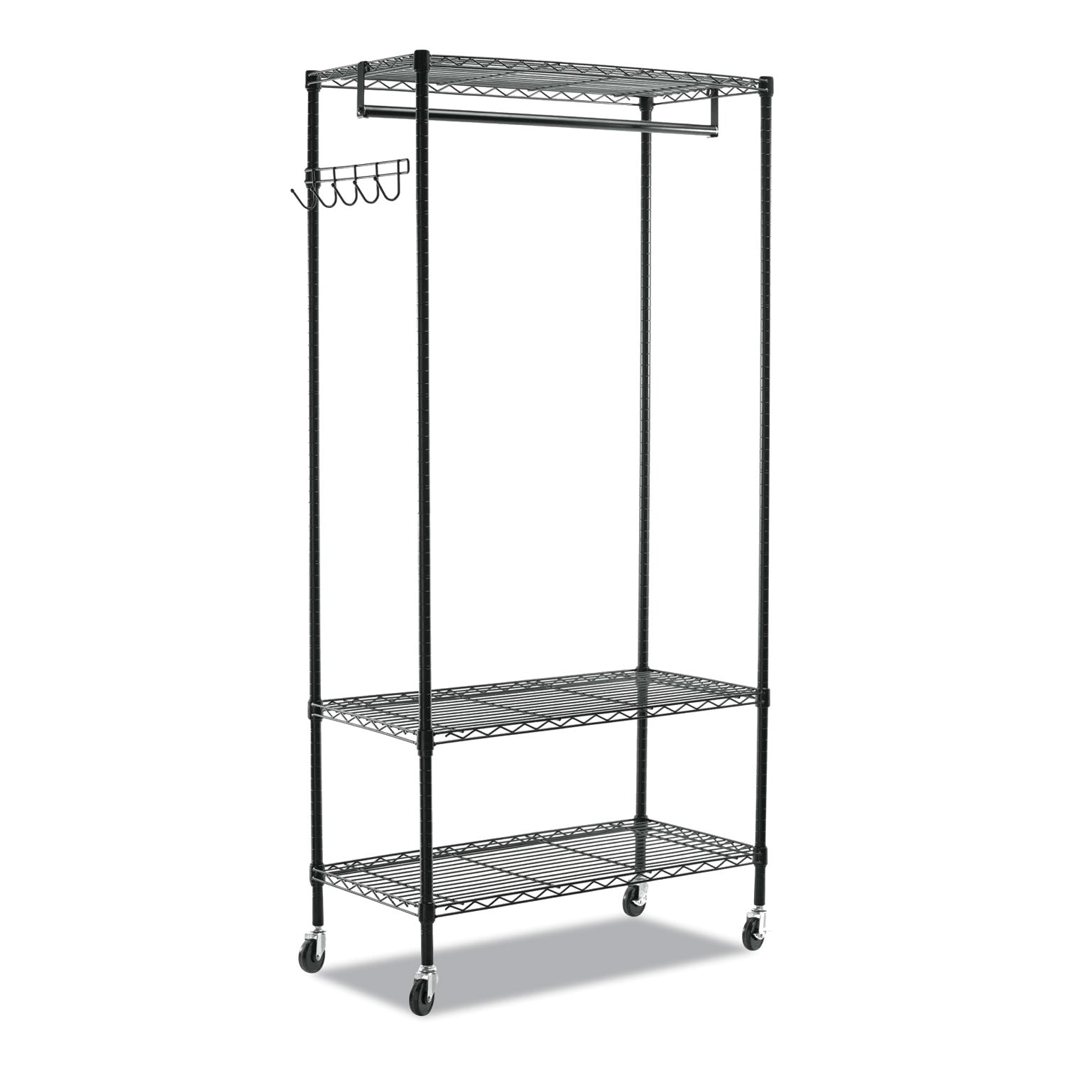 wire-shelving-garment-rack-40-garments-48w-x-18d-x-75h-black_alegr364818bl - 1