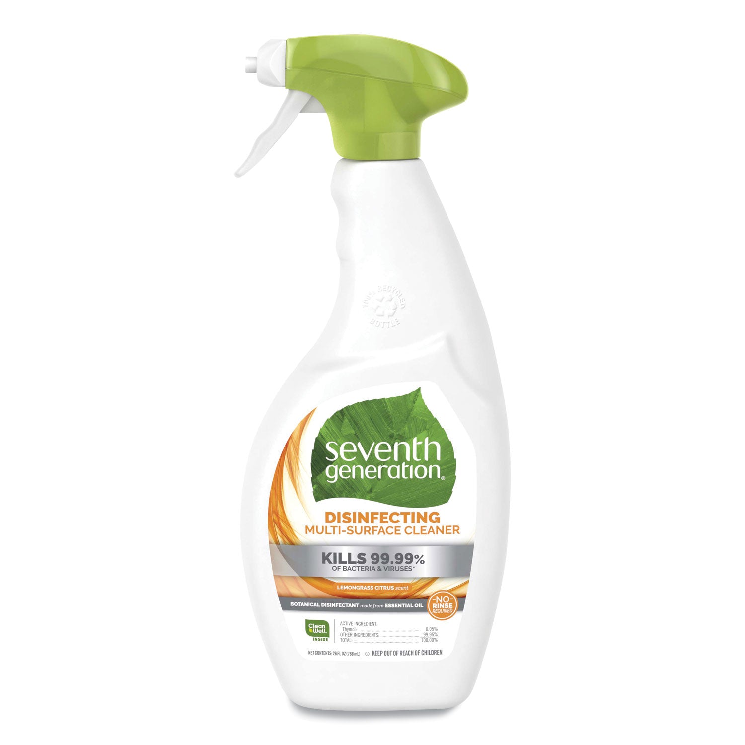 Botanical Disinfecting Multi-Surface Cleaner, 26 oz Spray Bottle, 8/Carton -