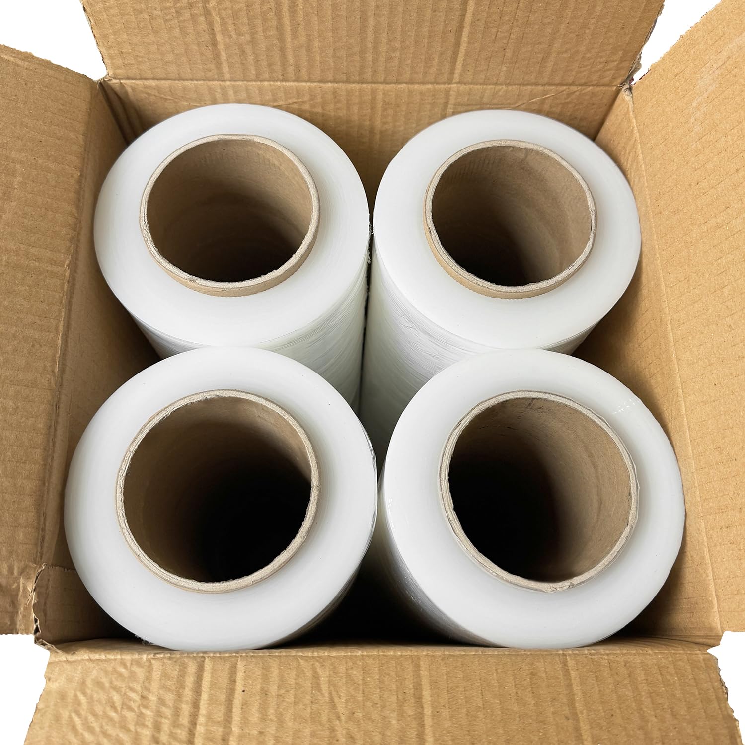 1000' x 18" Clear 70-Gauge Pallet Stretch Wrap, 4 Rolls/Case
