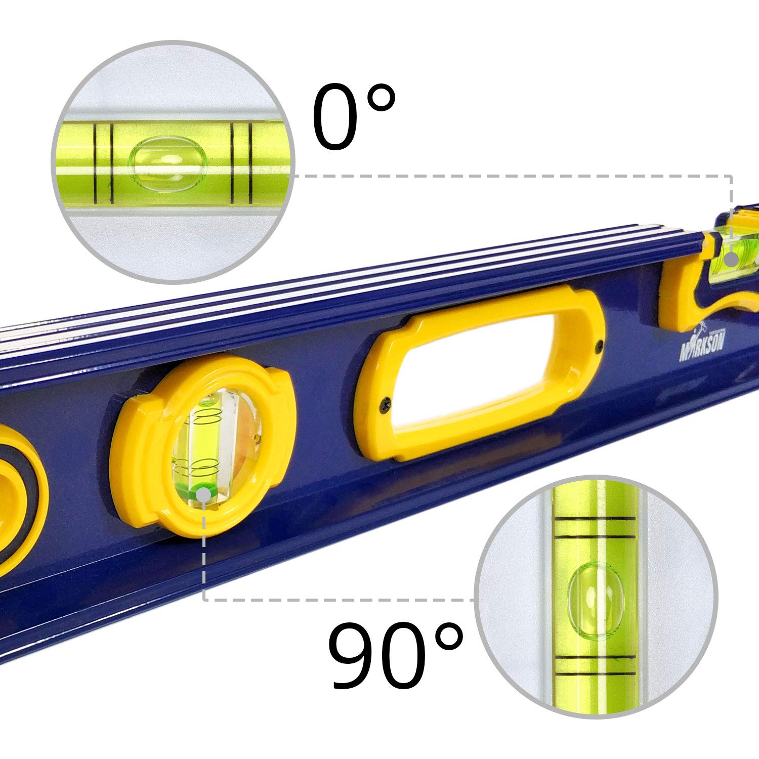 24" Professional Non-Magnetic Aluminum Heavy Duty Level